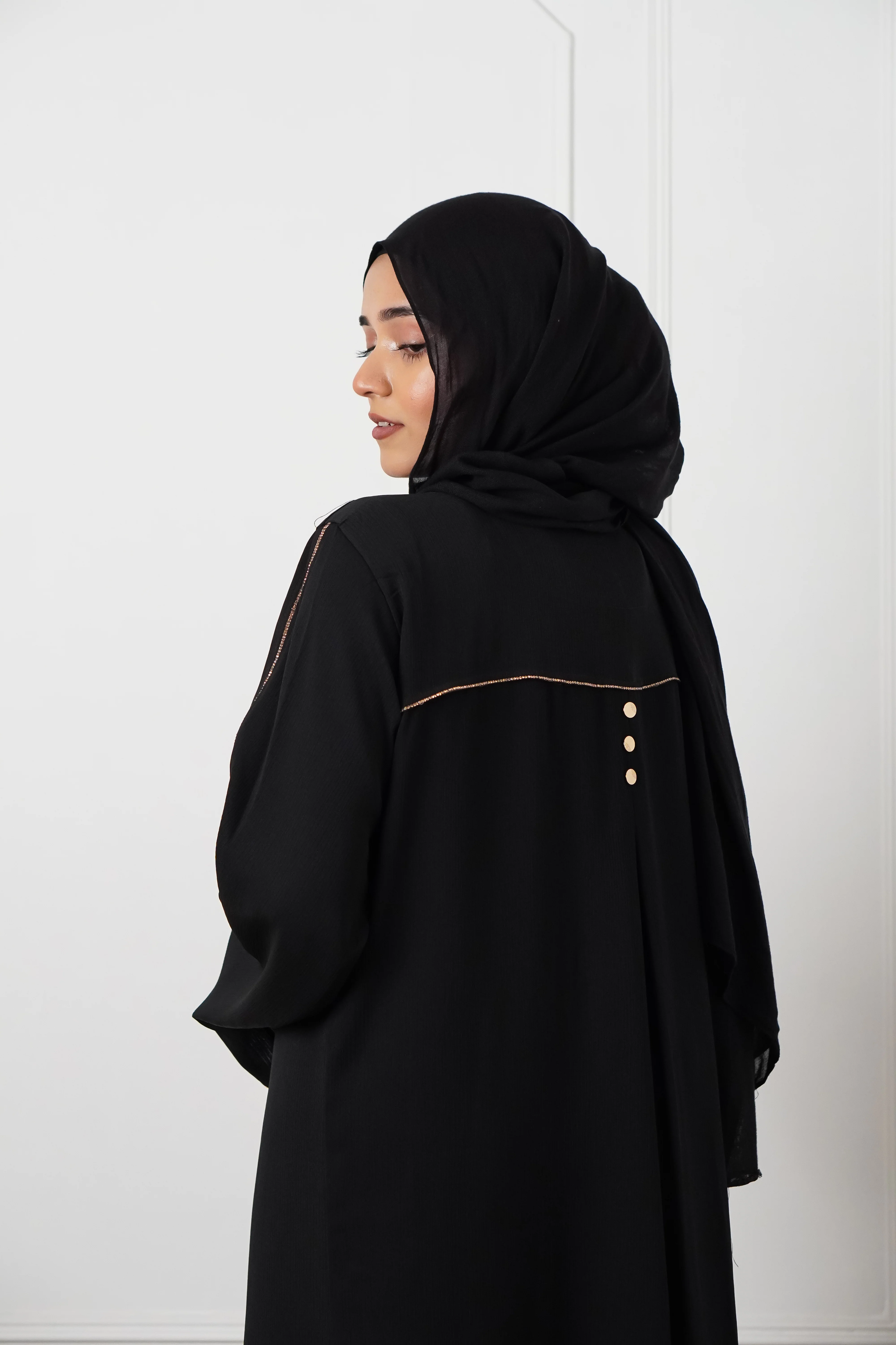 Black &  Golden Cut Work - Image 5