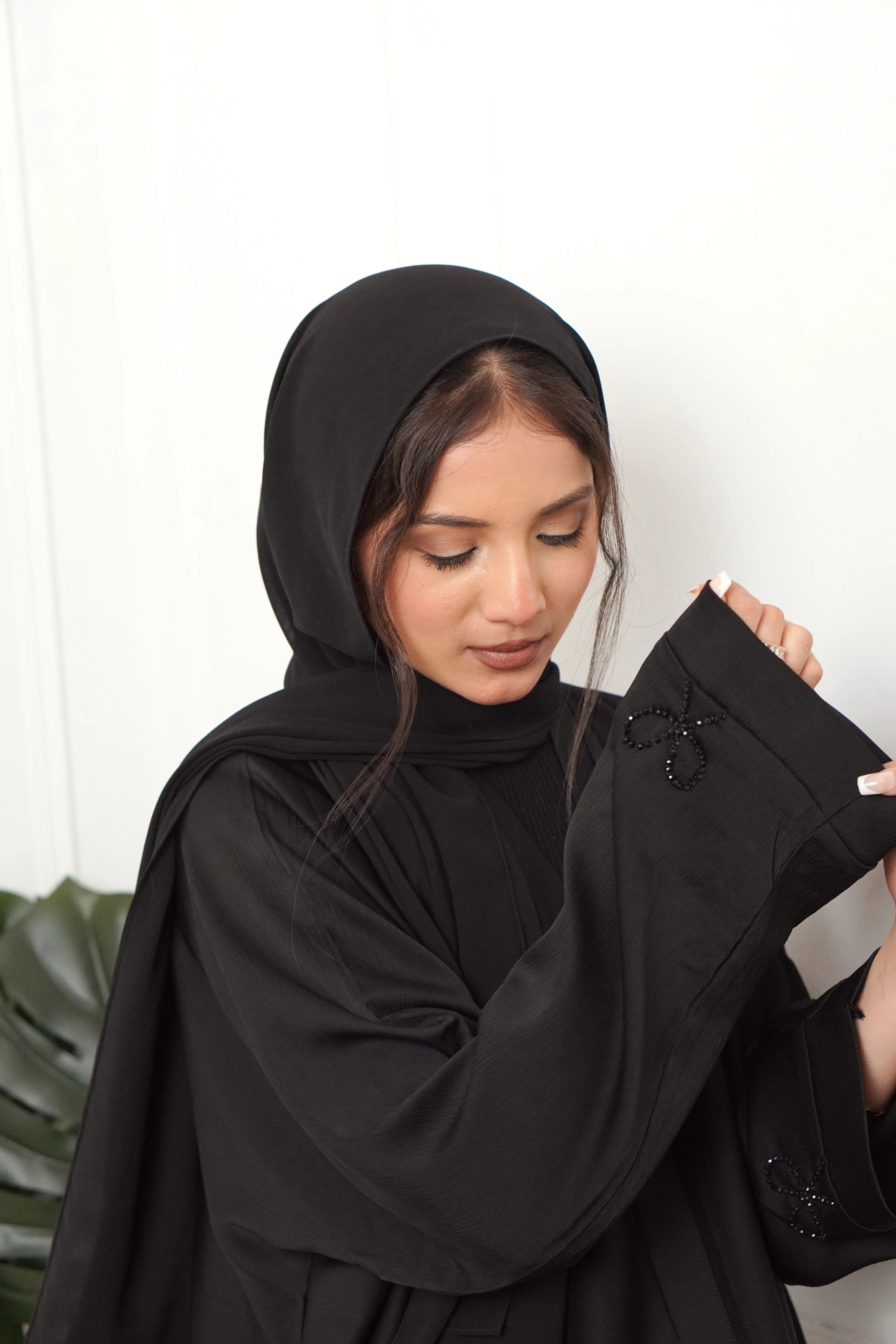 COQUETTE ABAYAH - BLACK - Image 7