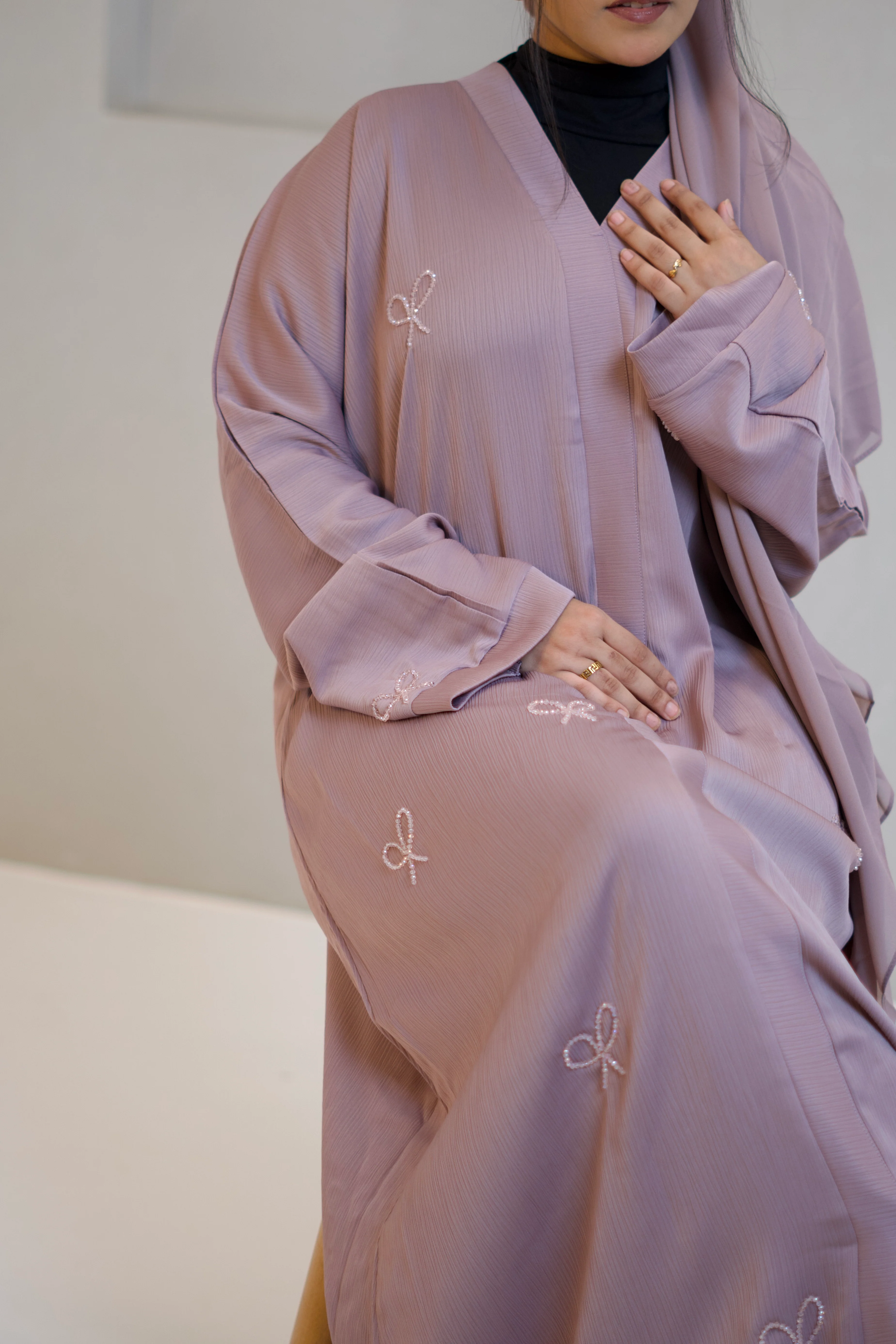 COQUETTE ABAYAH - GIRLY PINK - Image 3