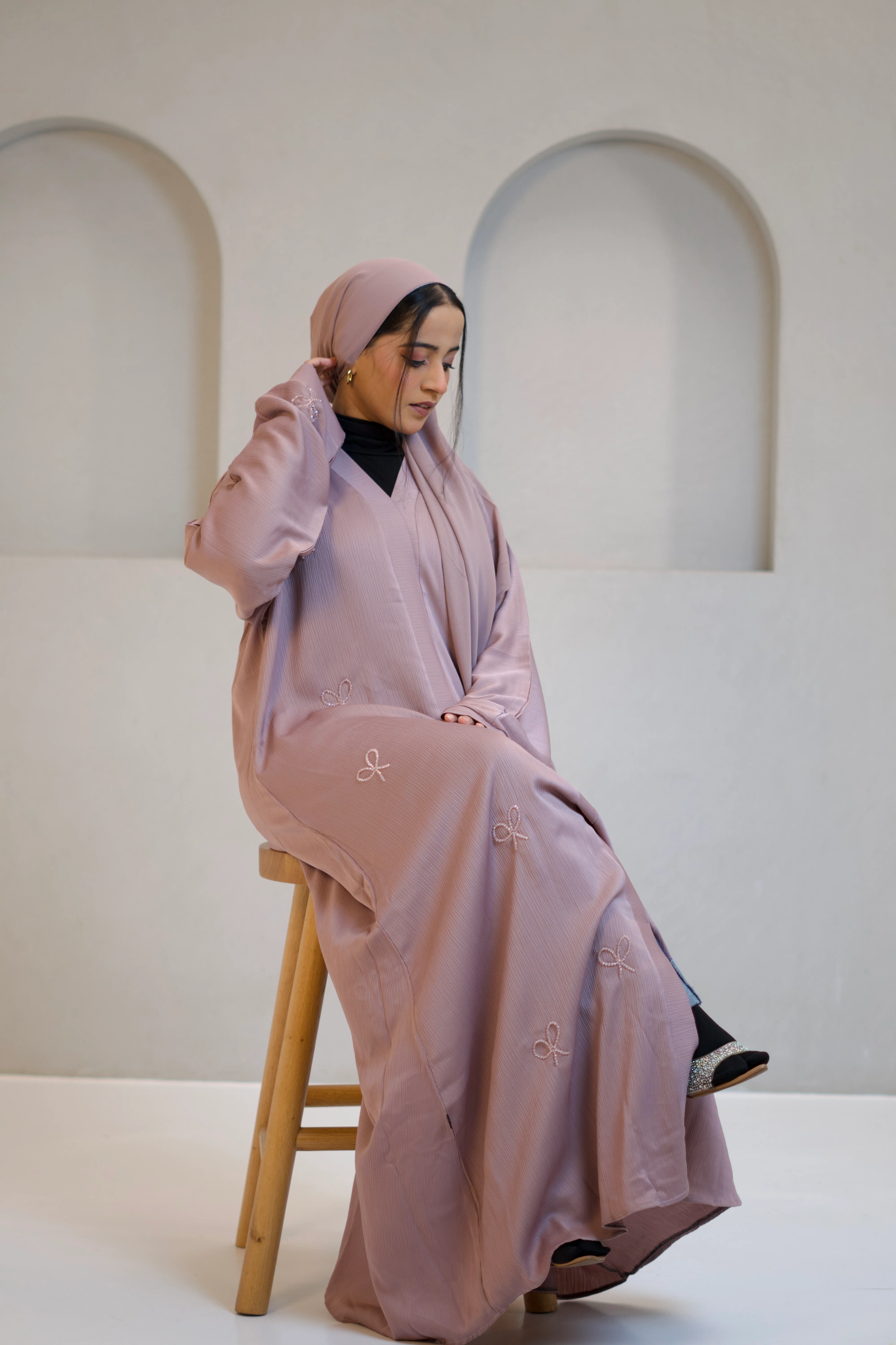 COQUETTE ABAYAH - GIRLY PINK - Image 5