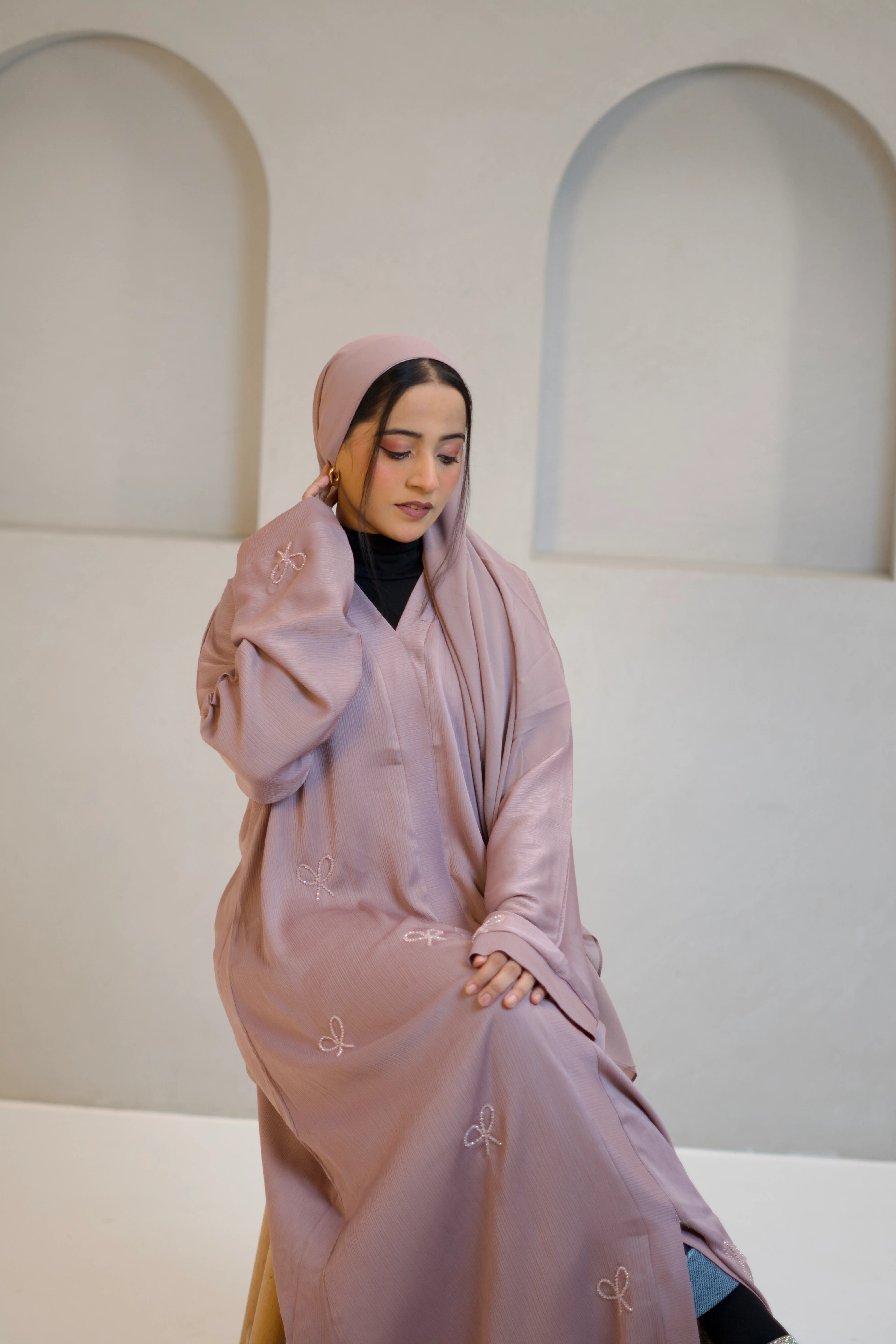 COQUETTE ABAYAH - GIRLY PINK - Image 9