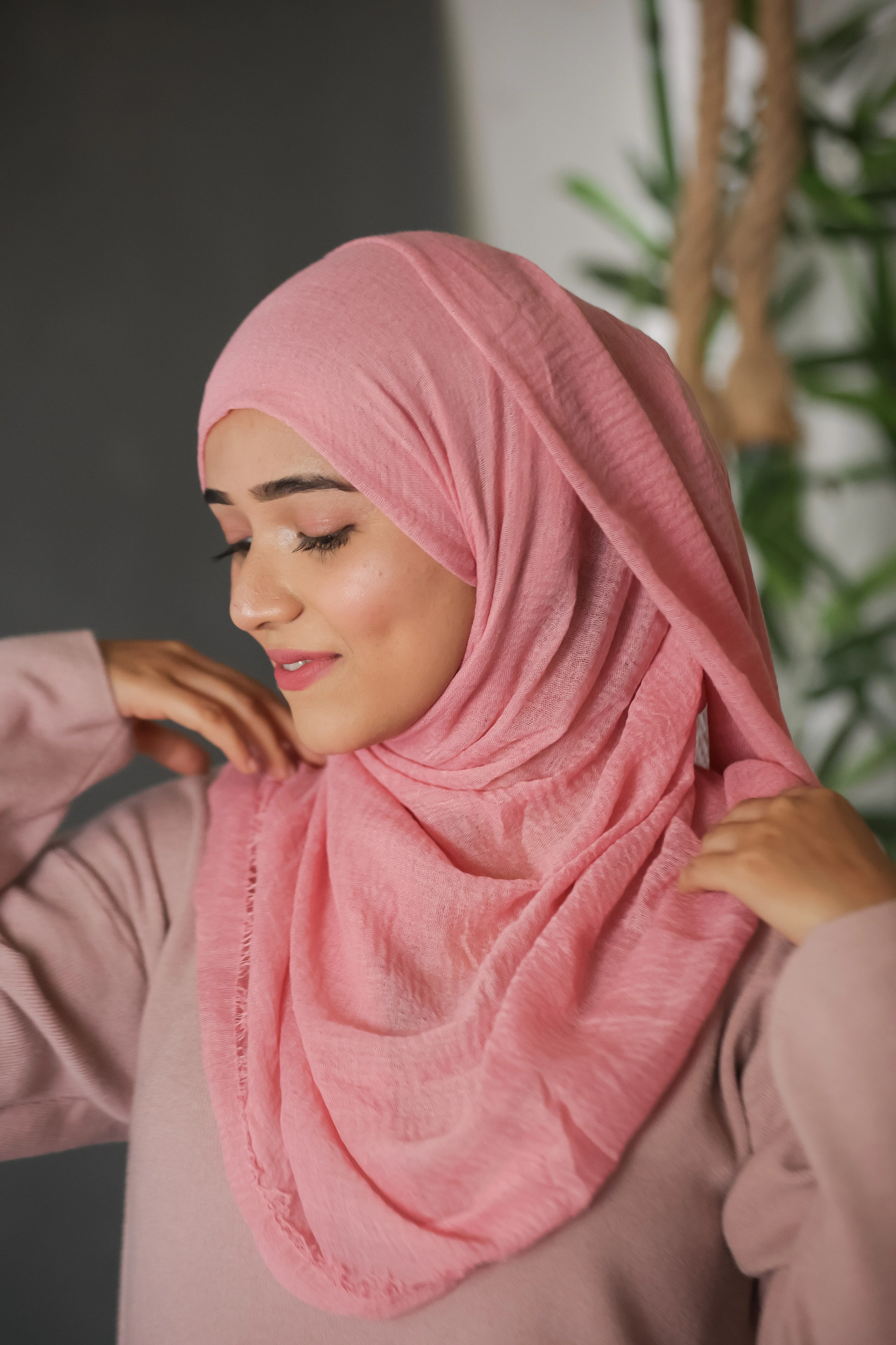 Crumbled Cotton Hijab - #14
