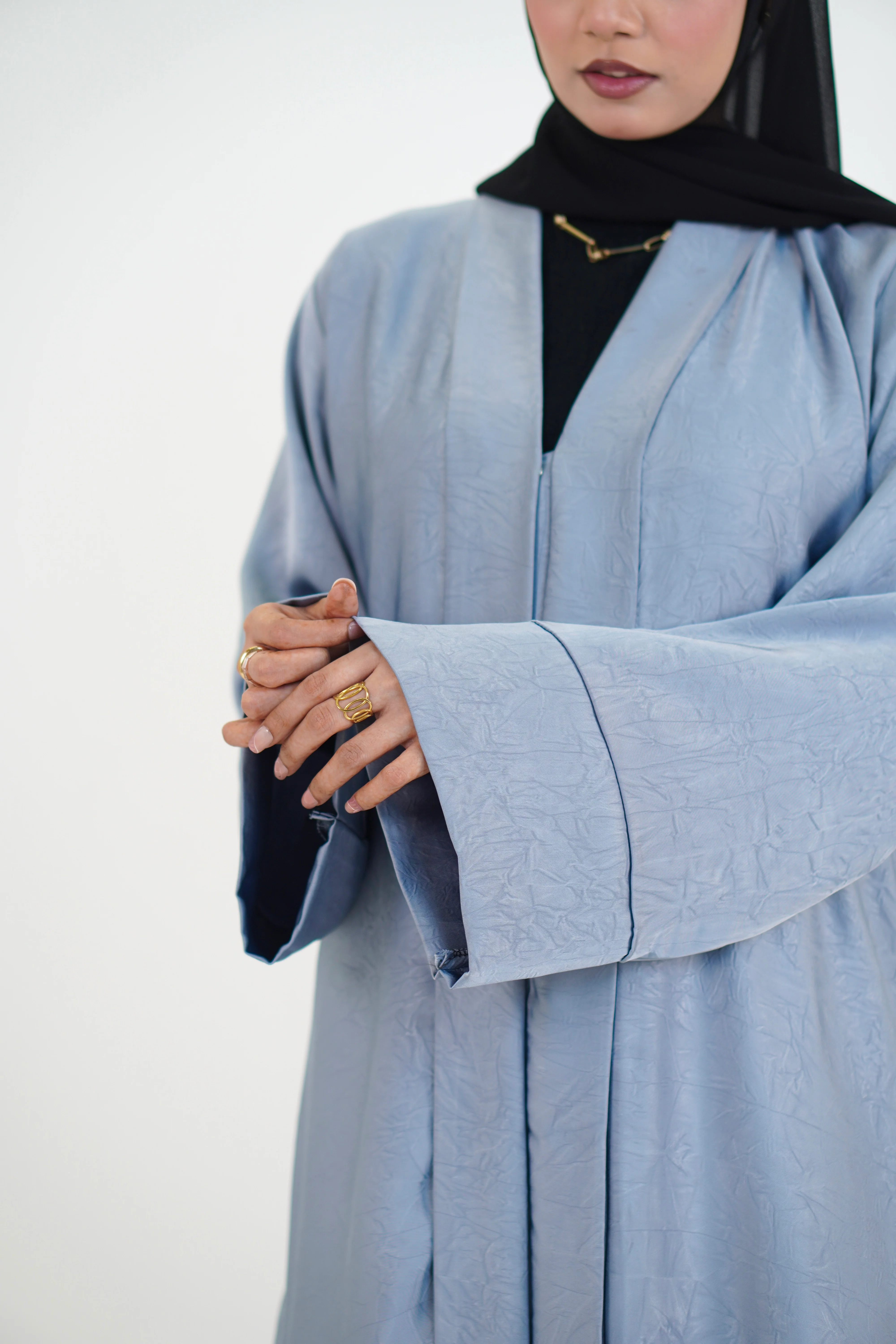 EMAAN ABAYAH - PASTEL BLUE - Image 3