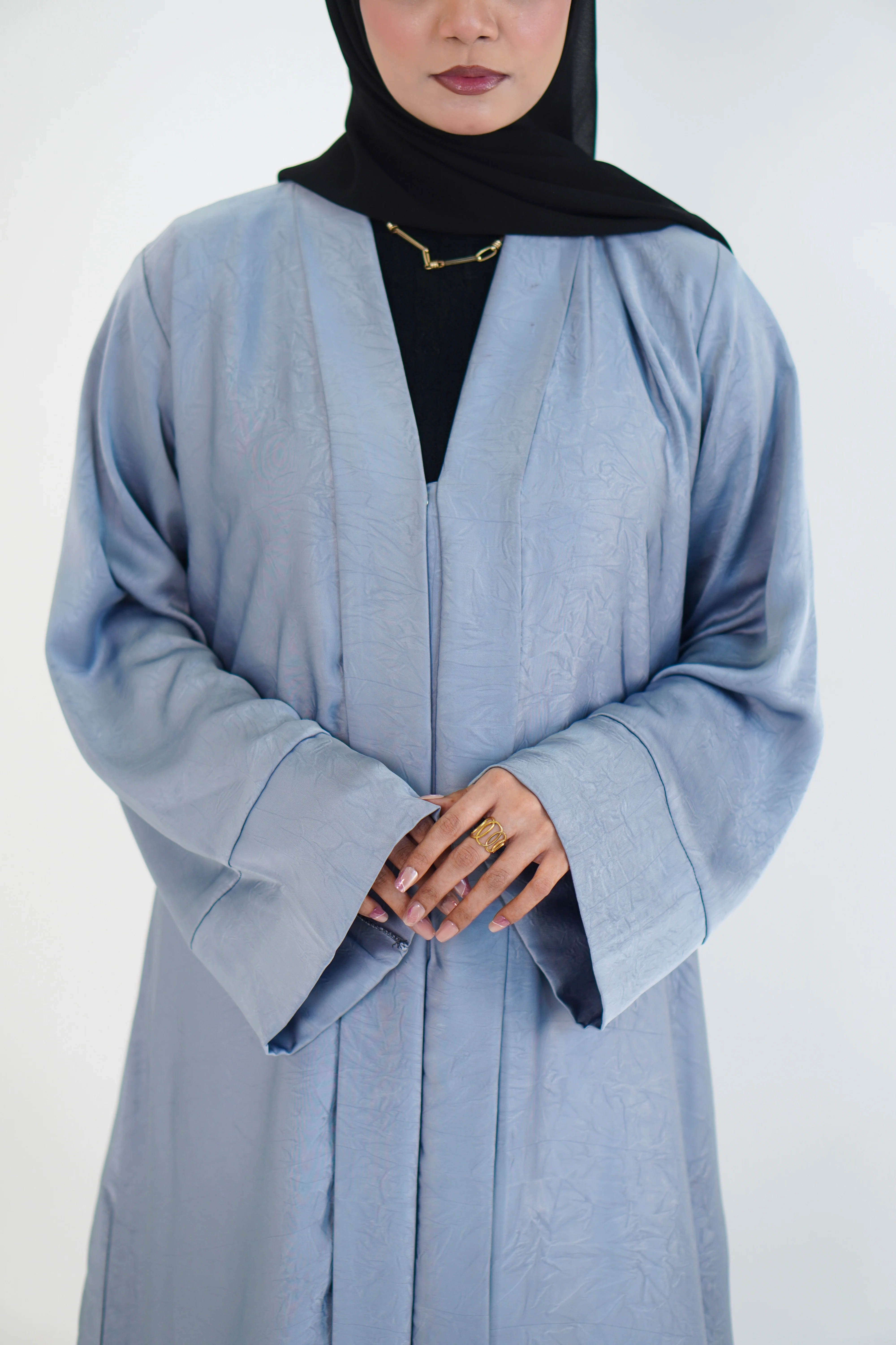 EMAAN ABAYAH - PASTEL BLUE - Image 4