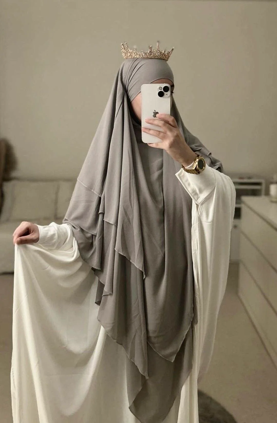Fish Tail Khimar - Image 36