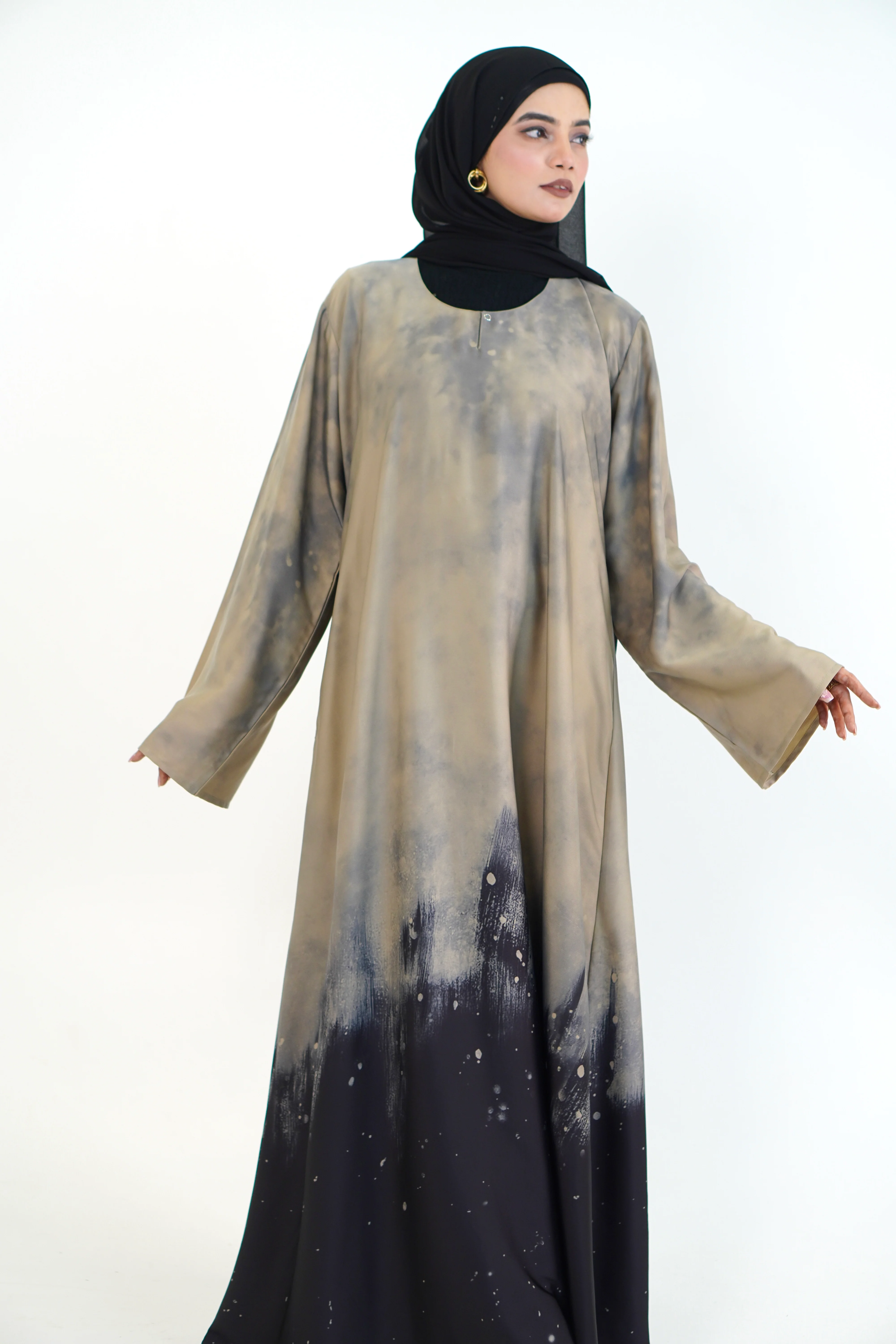 Gradient Abayah - Midnight - Image 12