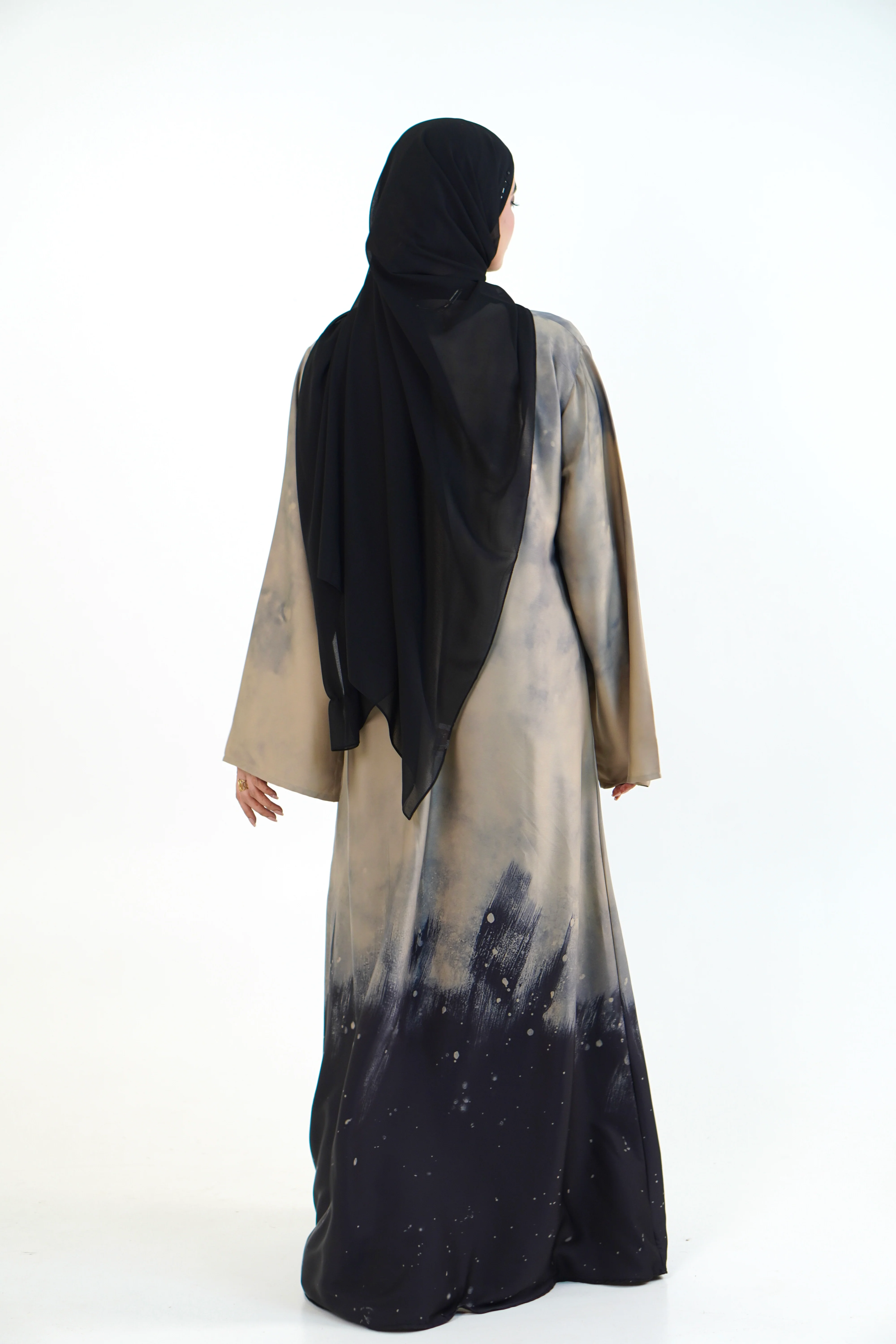 Gradient Abayah - Midnight - Image 5
