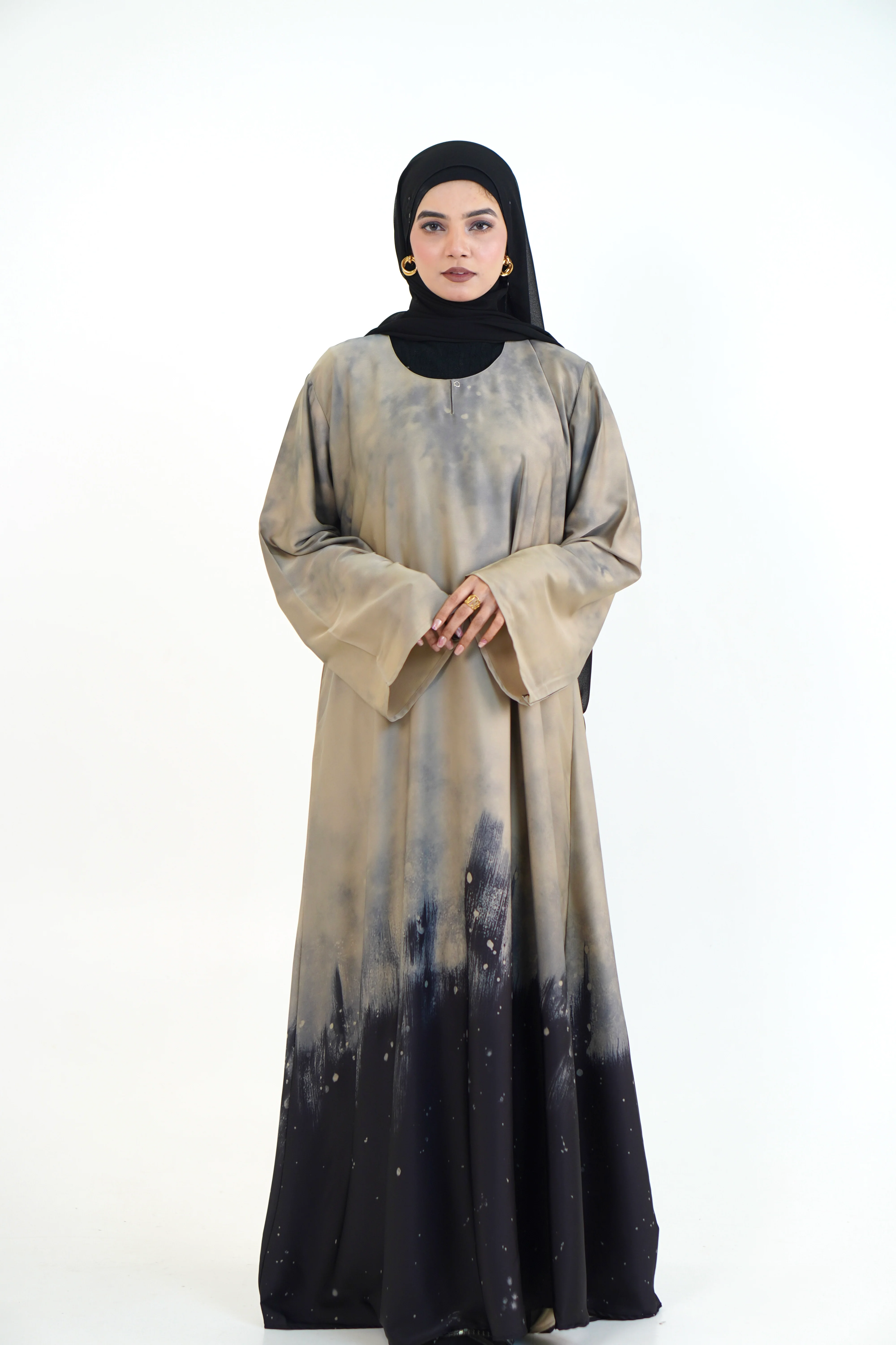 Gradient Abayah - Midnight - Image 6