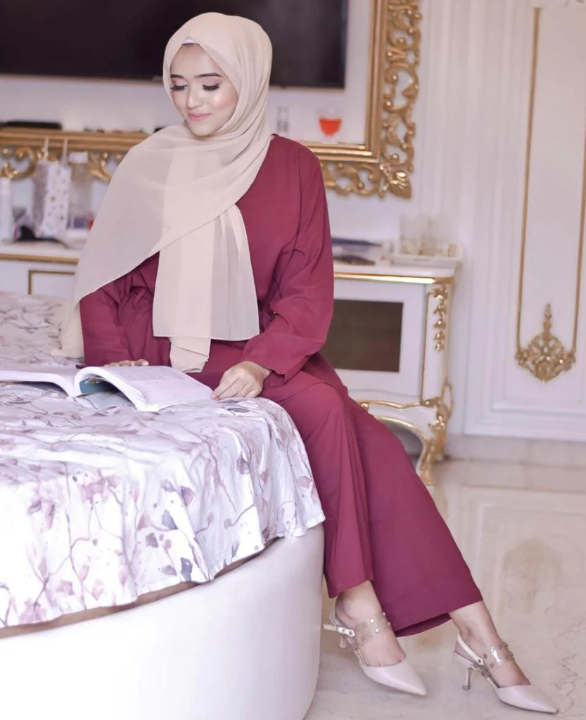 Inara Tunic Set – Maroon - Image 2