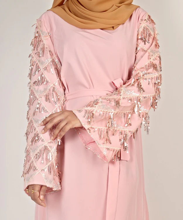 Ivory Sequin – Pink - Image 6