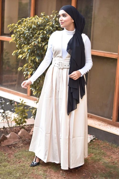 Laila belted dress ā beige
