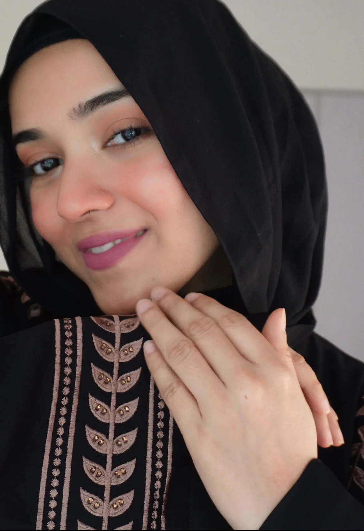 MAHNAAZ EMBROIDERED ABAYAH - Image 11