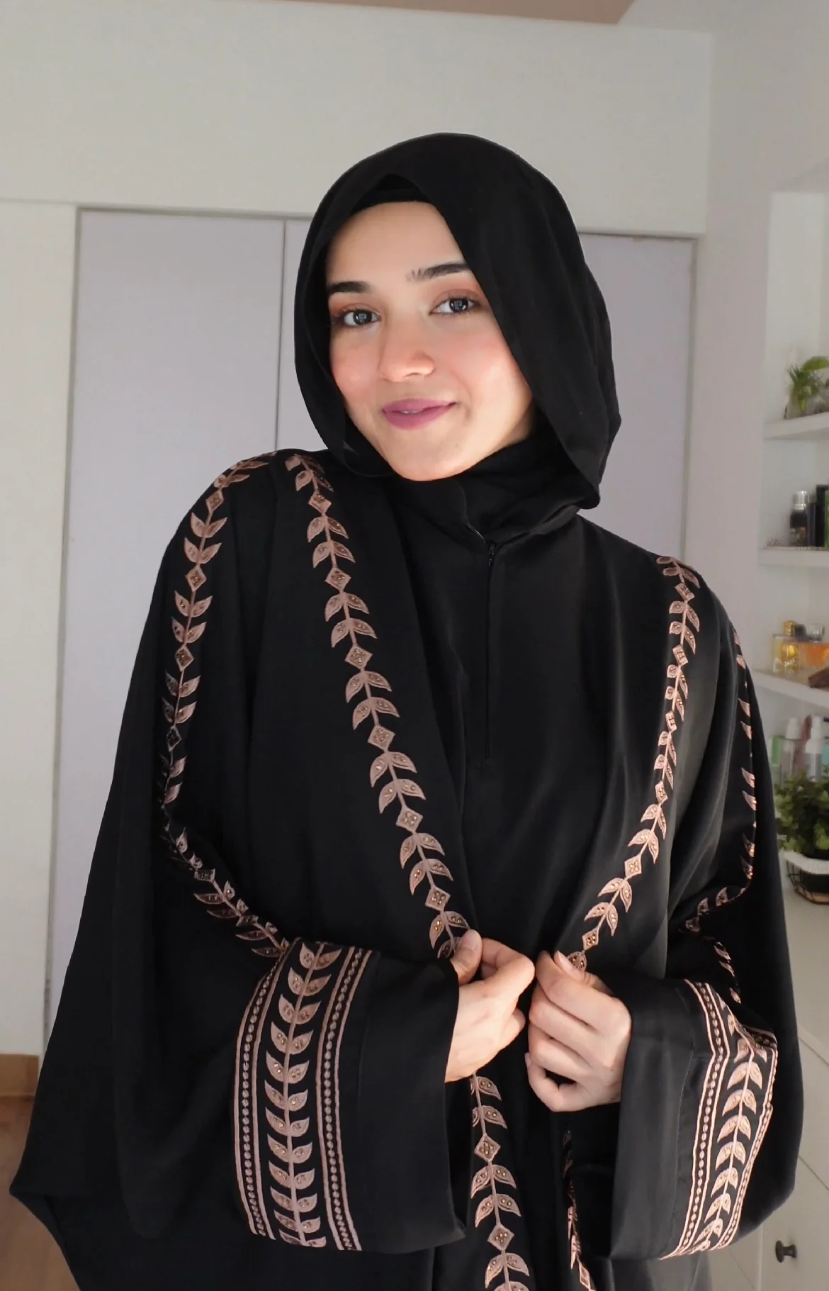 MAHNAAZ EMBROIDERED ABAYAH - Image 8