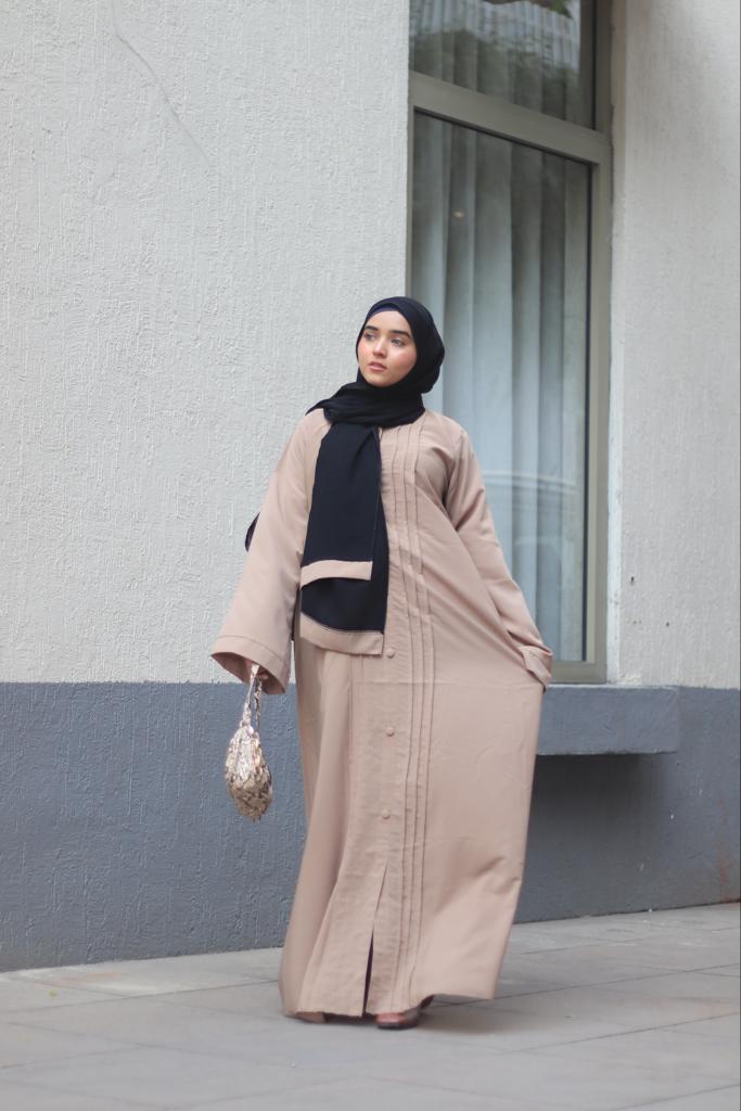 Nury Beige Abayah - Image 4