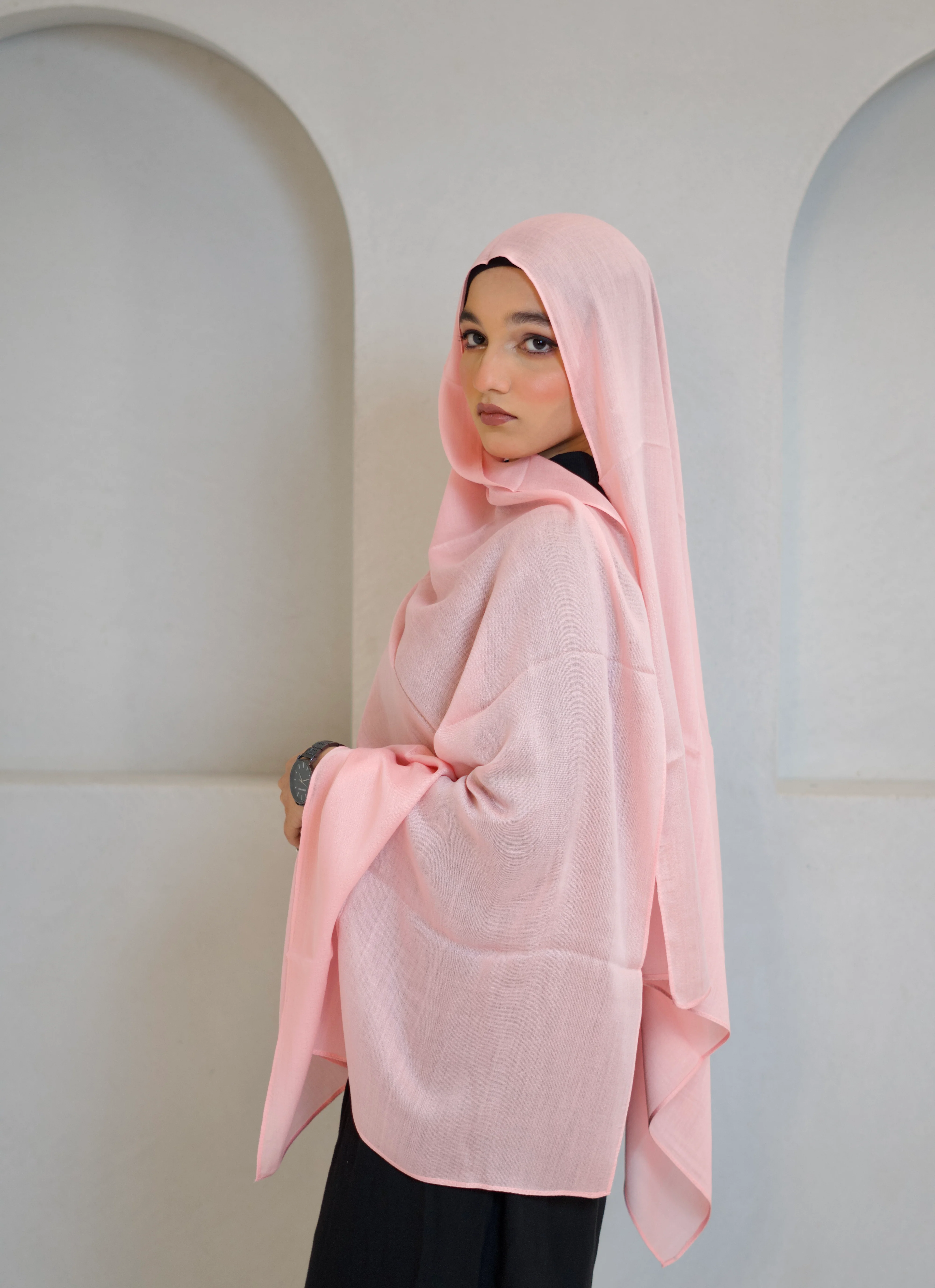 Modal Hijab #32 Pastel Peach