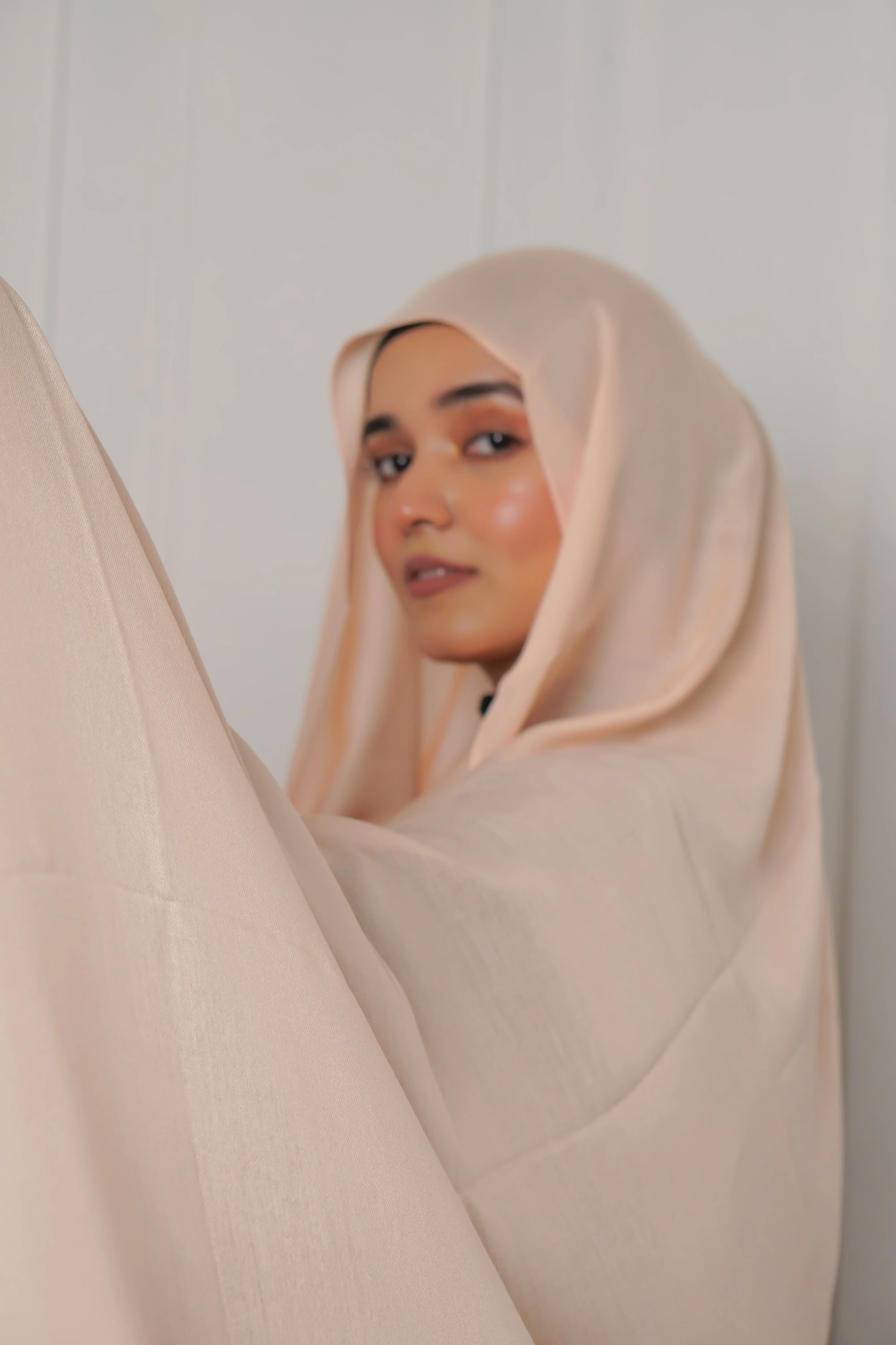 Modal Hijab #5 Chic Peach - Image 4
