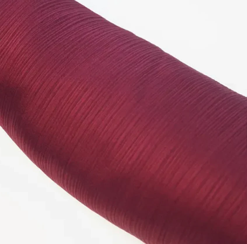 MUNA SATIN SILK - Cherry Maroon - Image 4