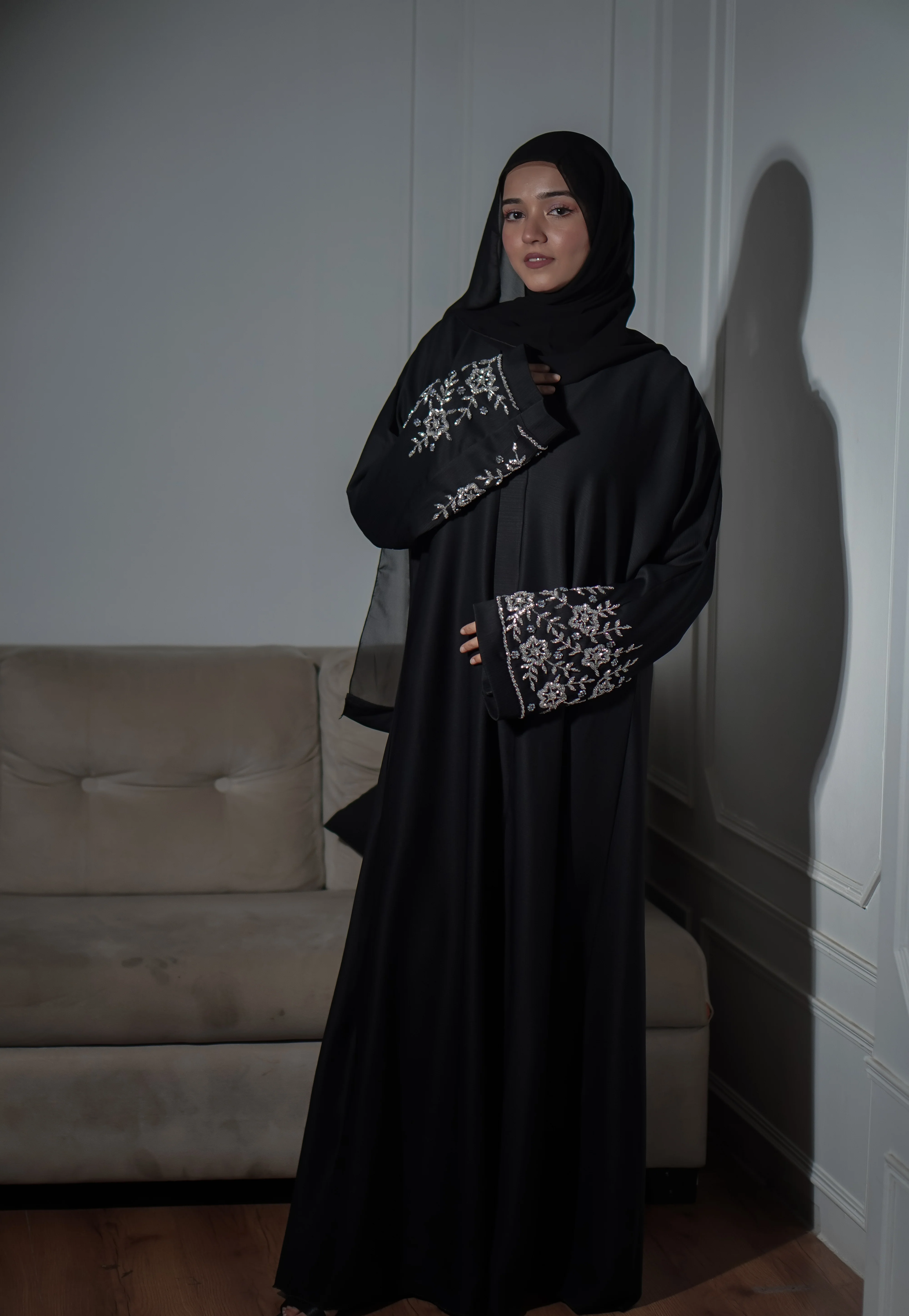 Noor - Hand Sown Abayah - Image 11
