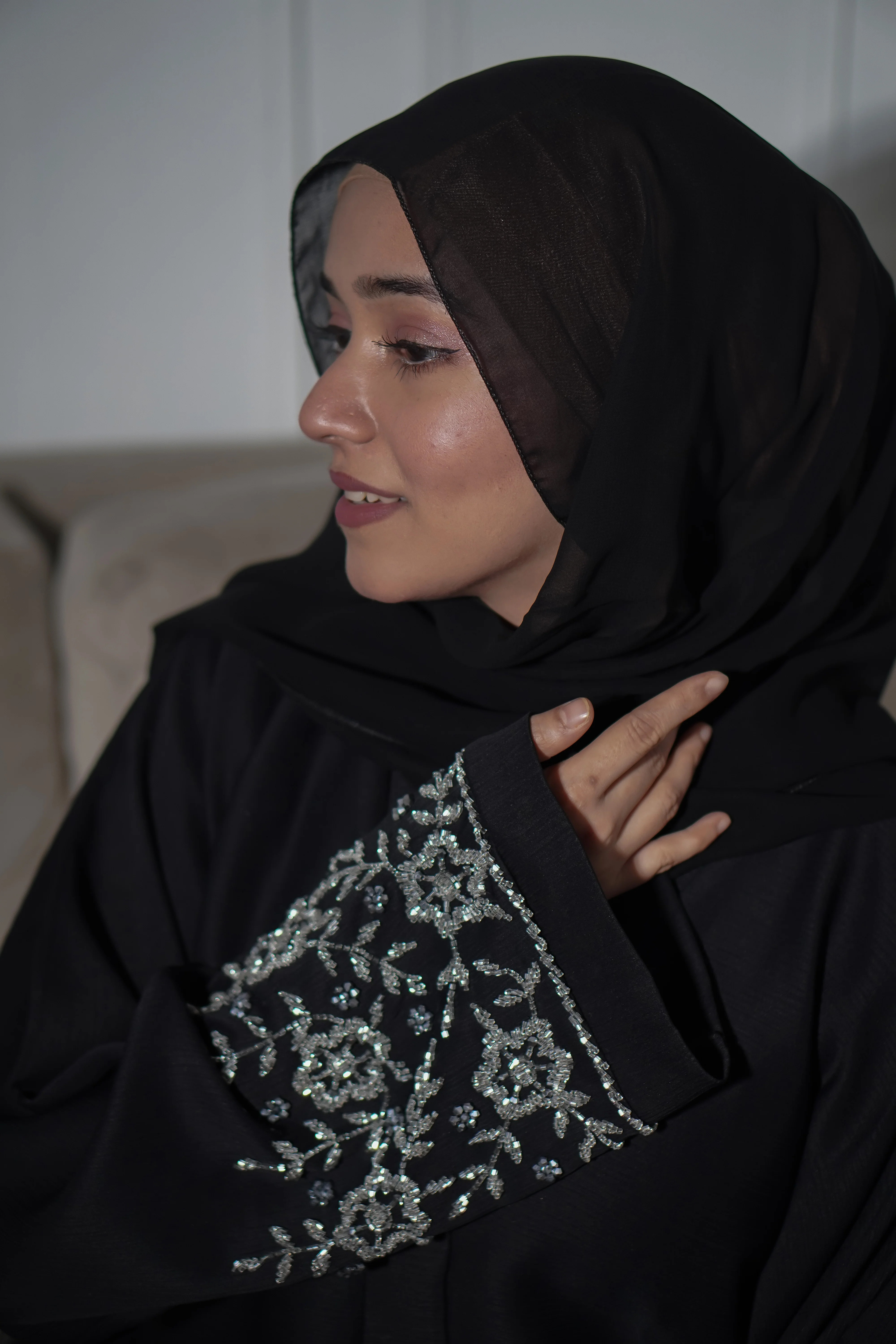 Noor - Hand Sown Abayah - Image 4