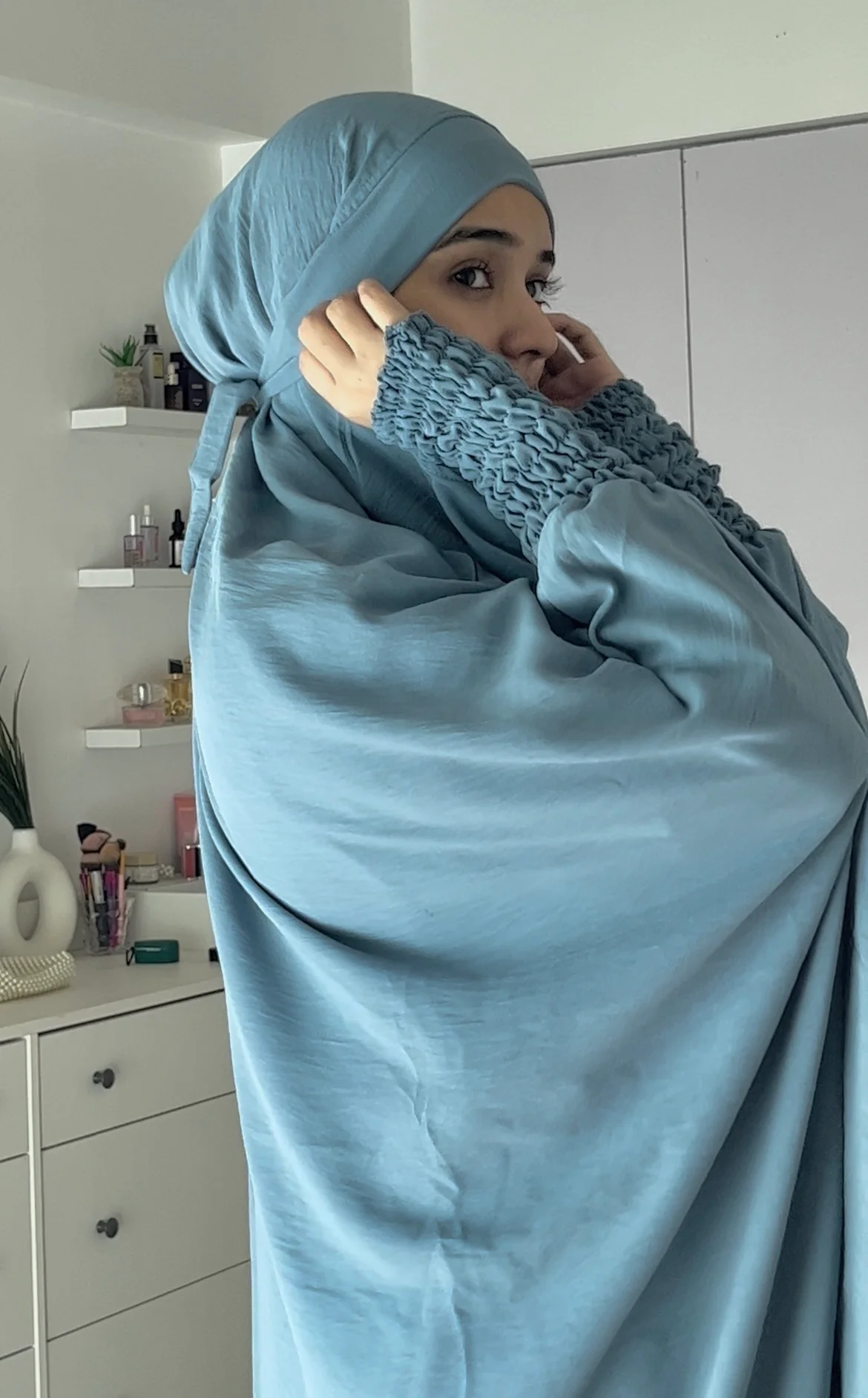 NOOR JILBAB - BUTTER CREPE - Image 3