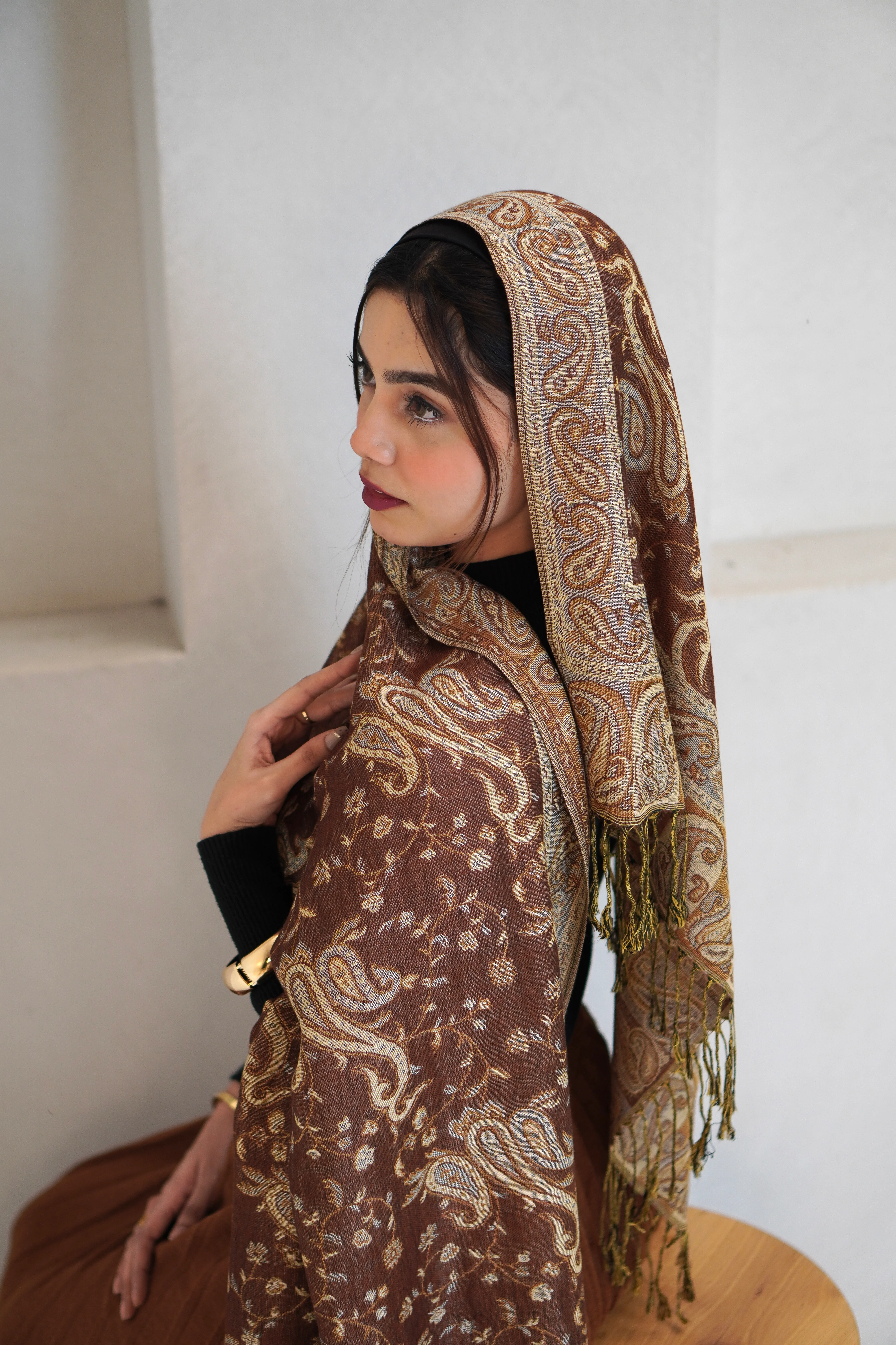 Pashmina Hijab - Amber - Image 6