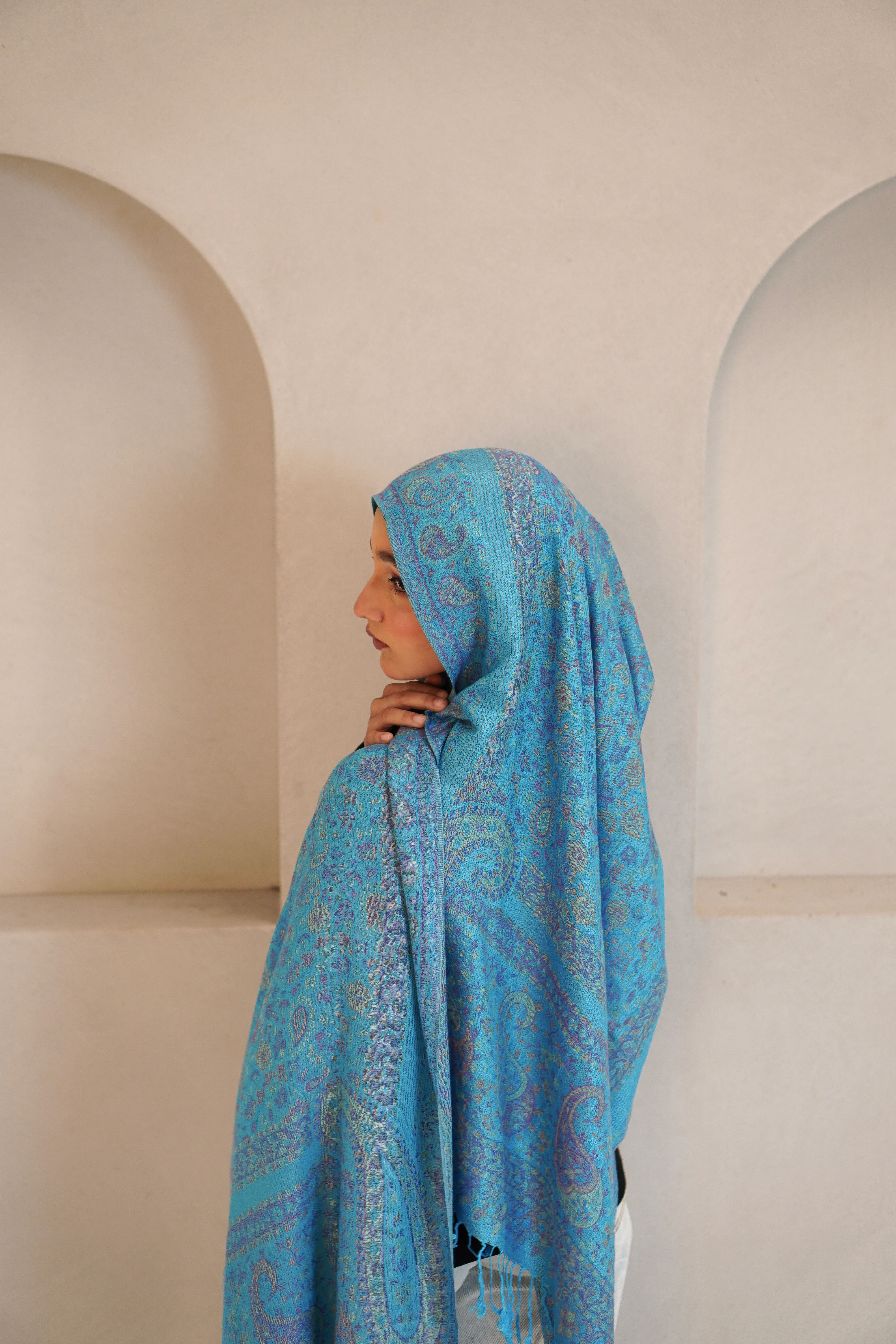 Pashmina Hijab - Feroza - Image 5