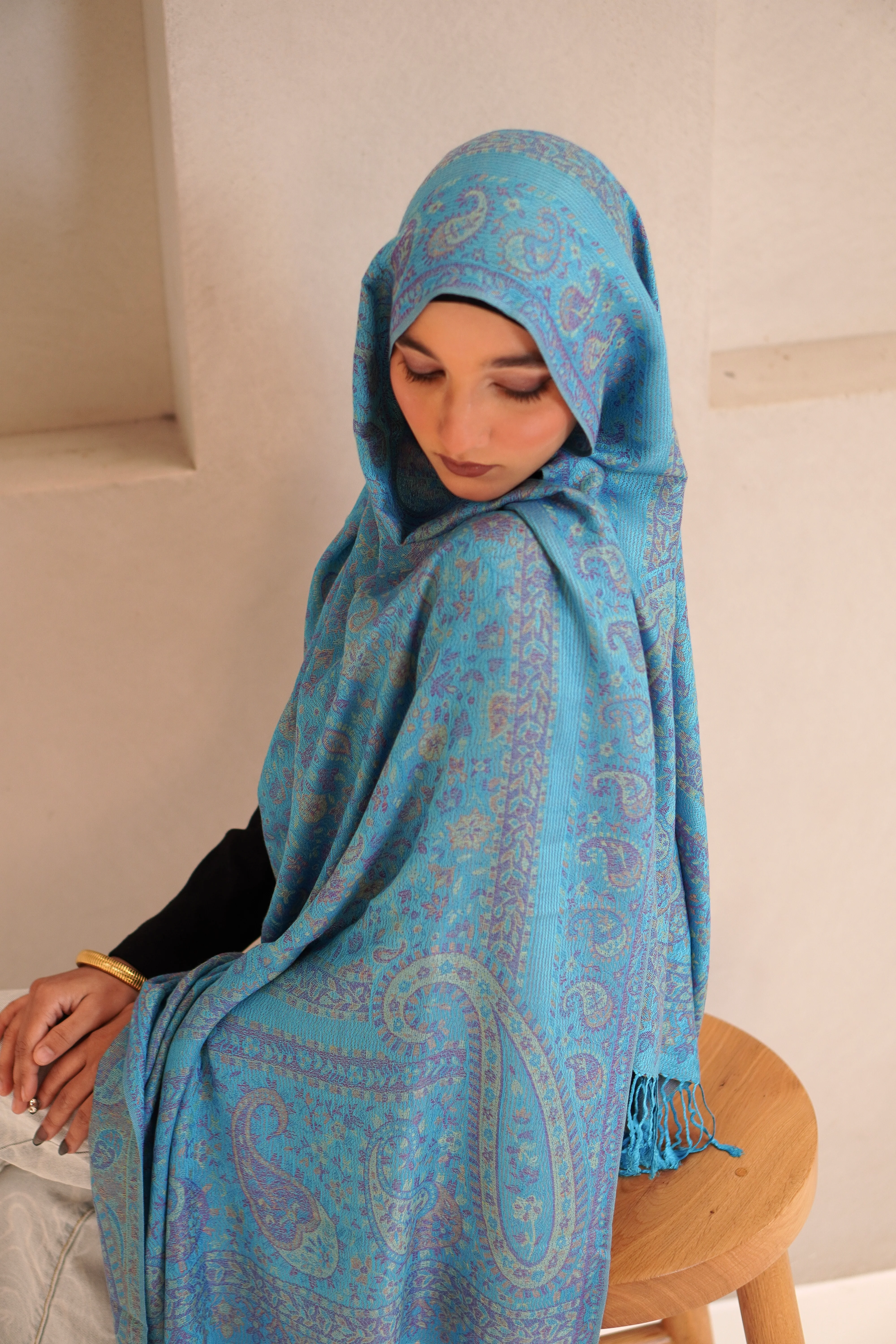Pashmina Hijab - Feroza - Image 6