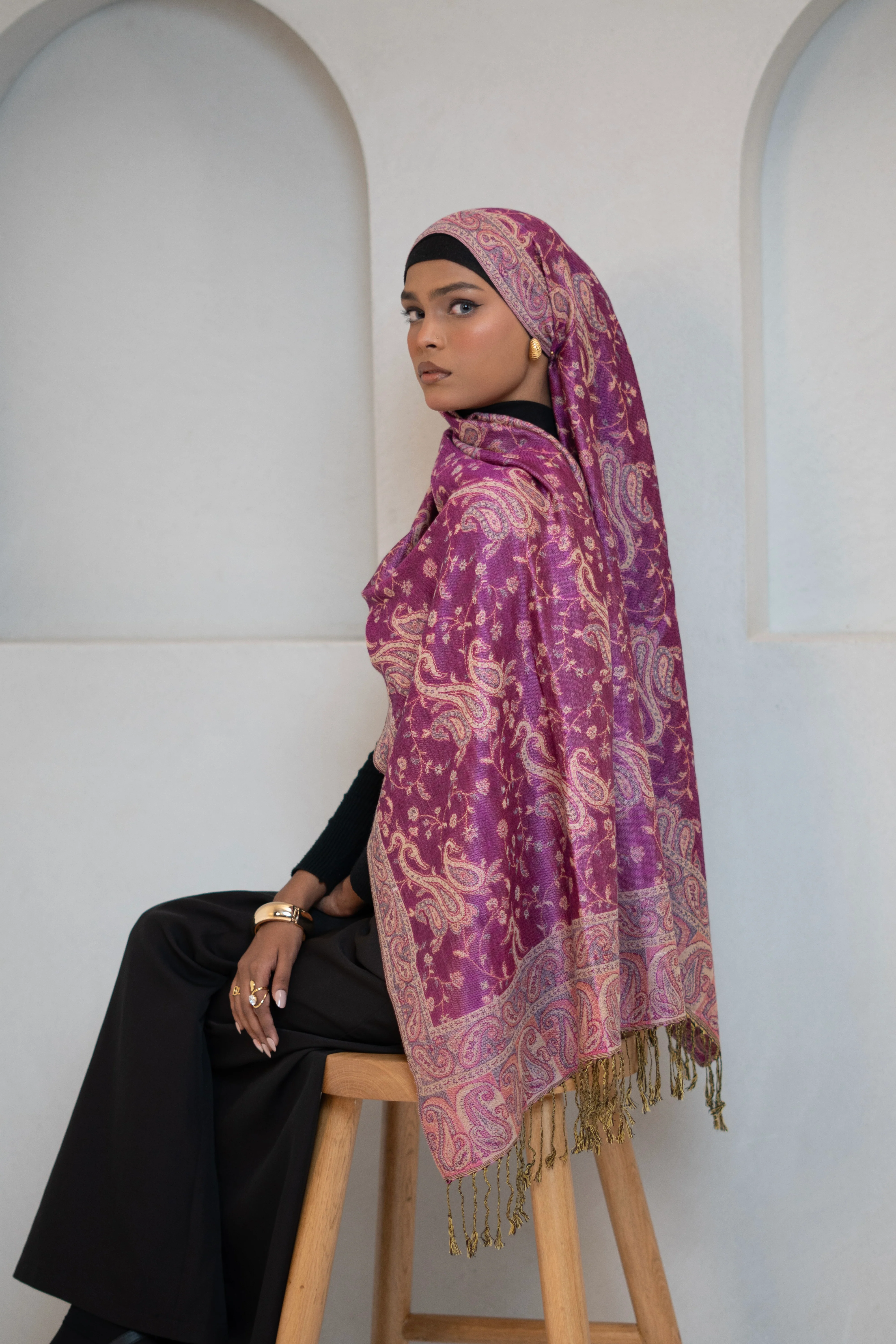 Pashmina Hijab - Gulabiya - Image 14
