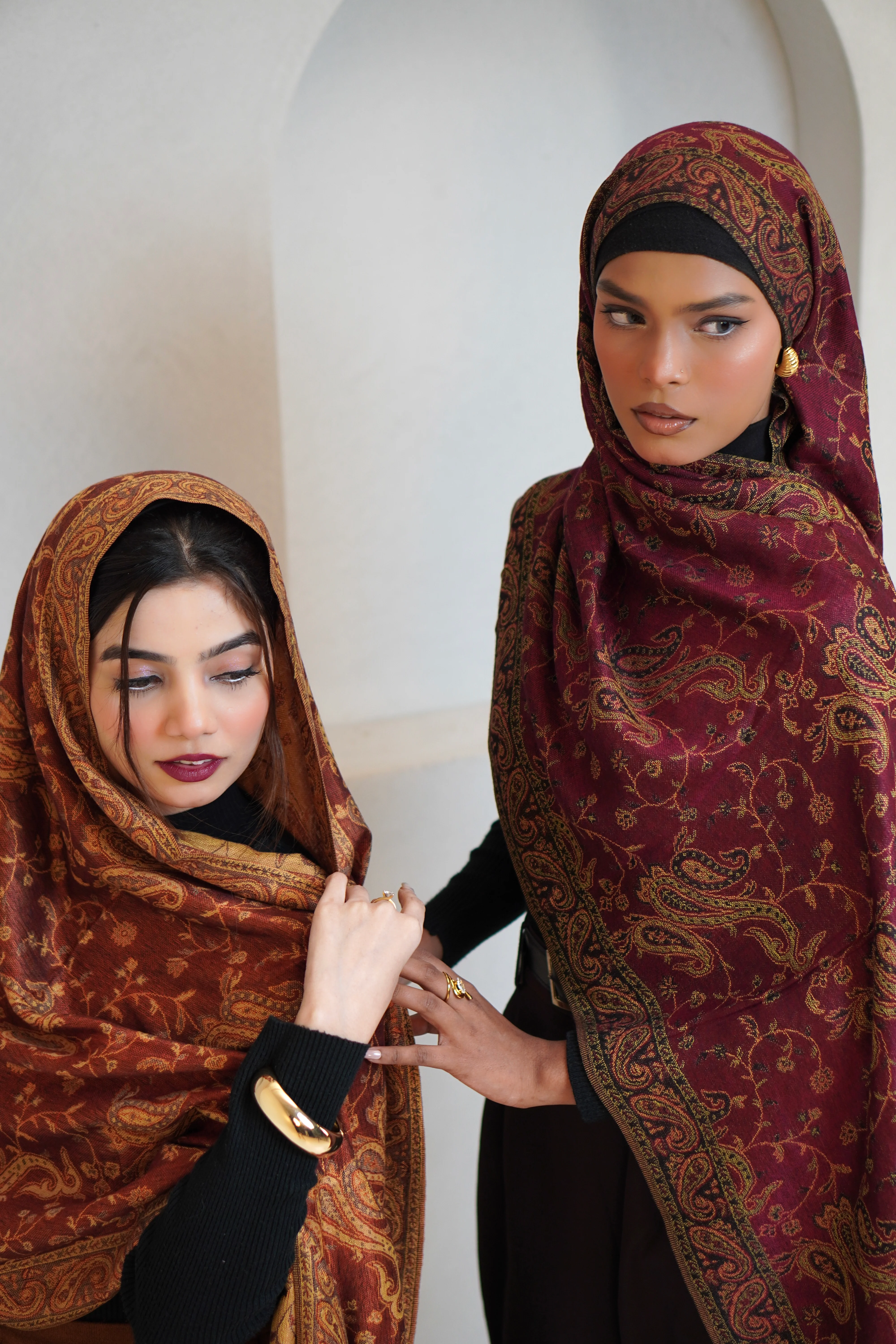Pashmina Hijab - Kesariya - Image 8