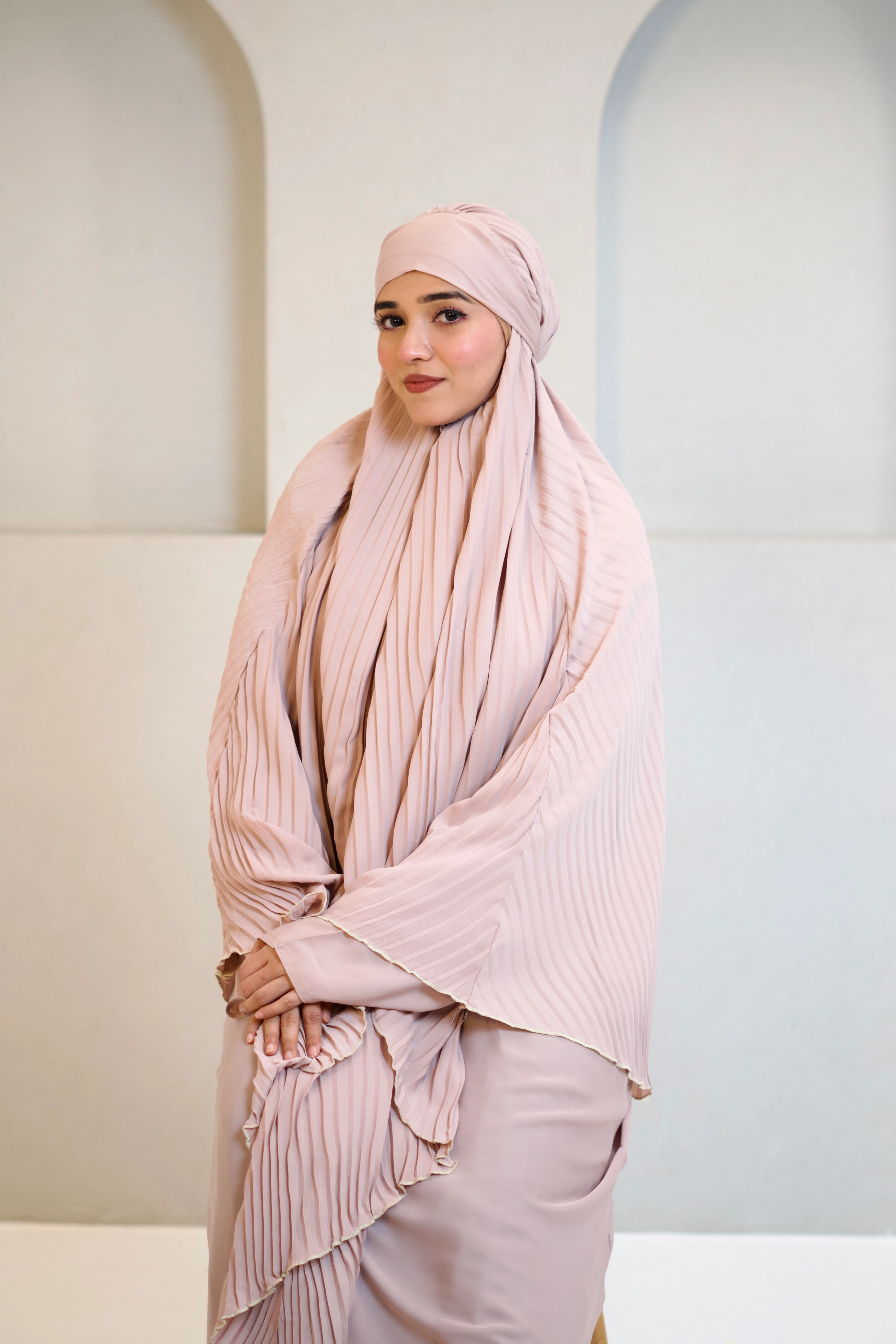 PLEATED KHIMAR SET - Image 11