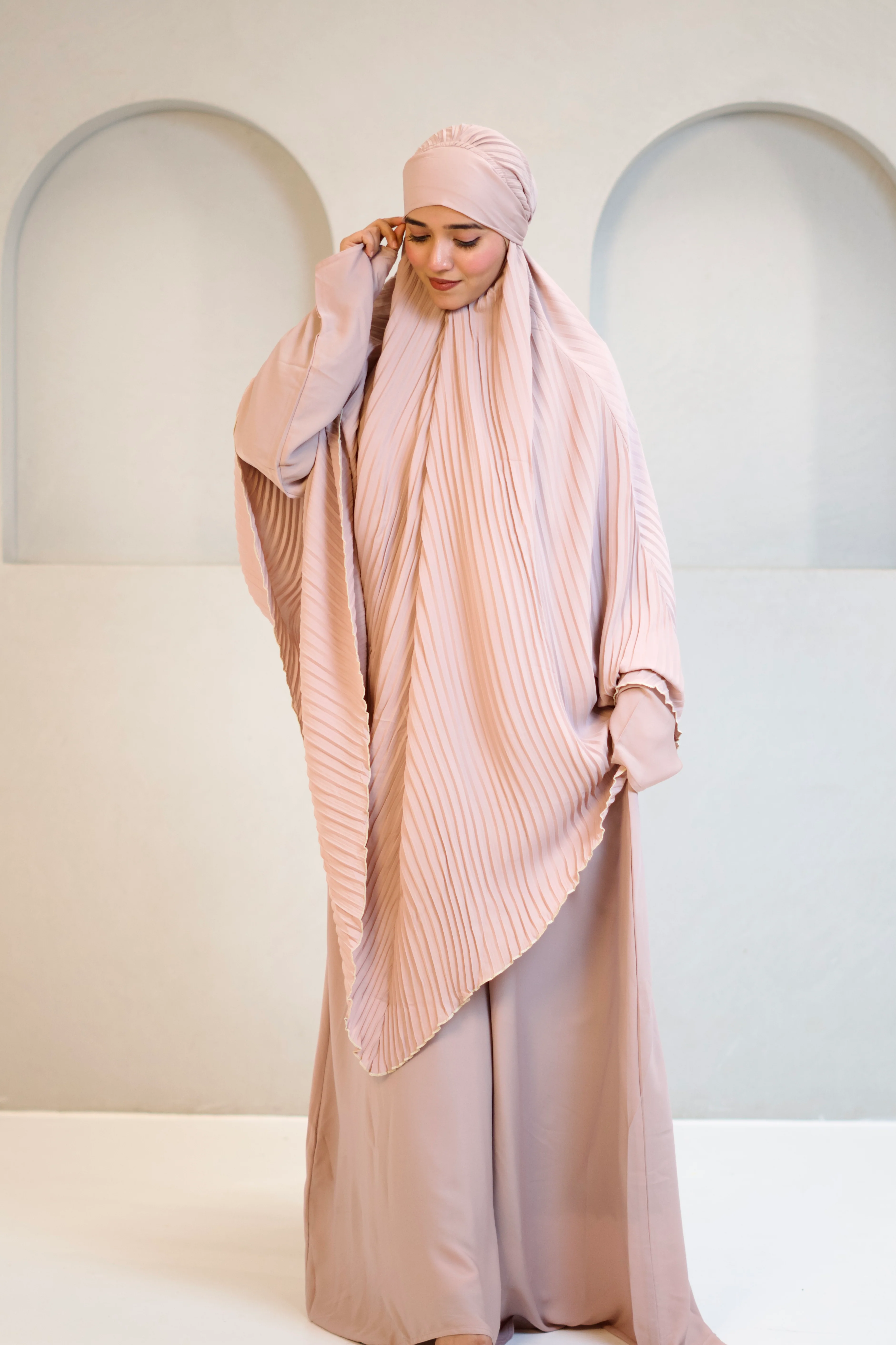 PLEATED KHIMAR SET - Image 12