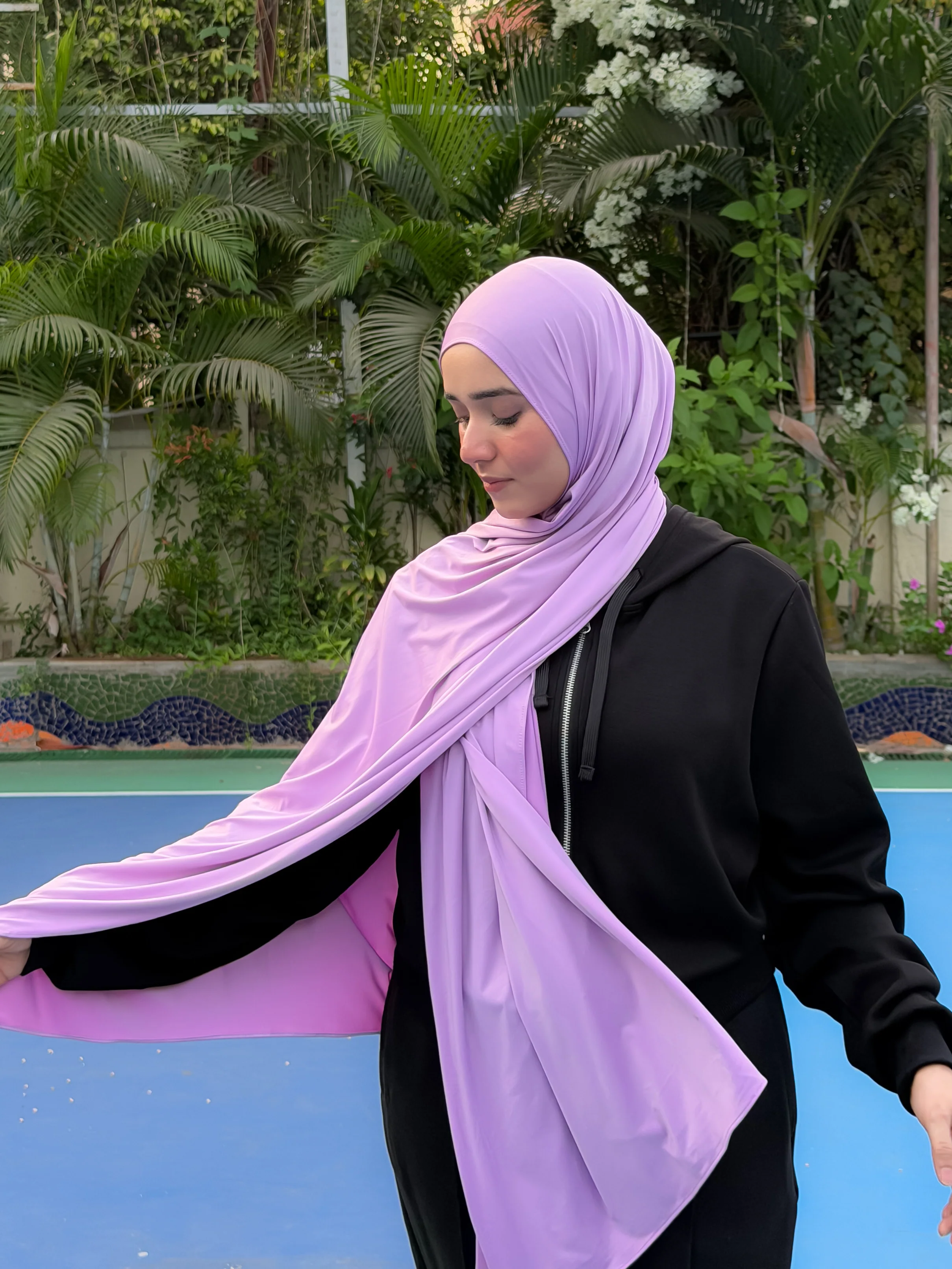 Premium Liquid Jersey - Lychee Lilac - Image 3
