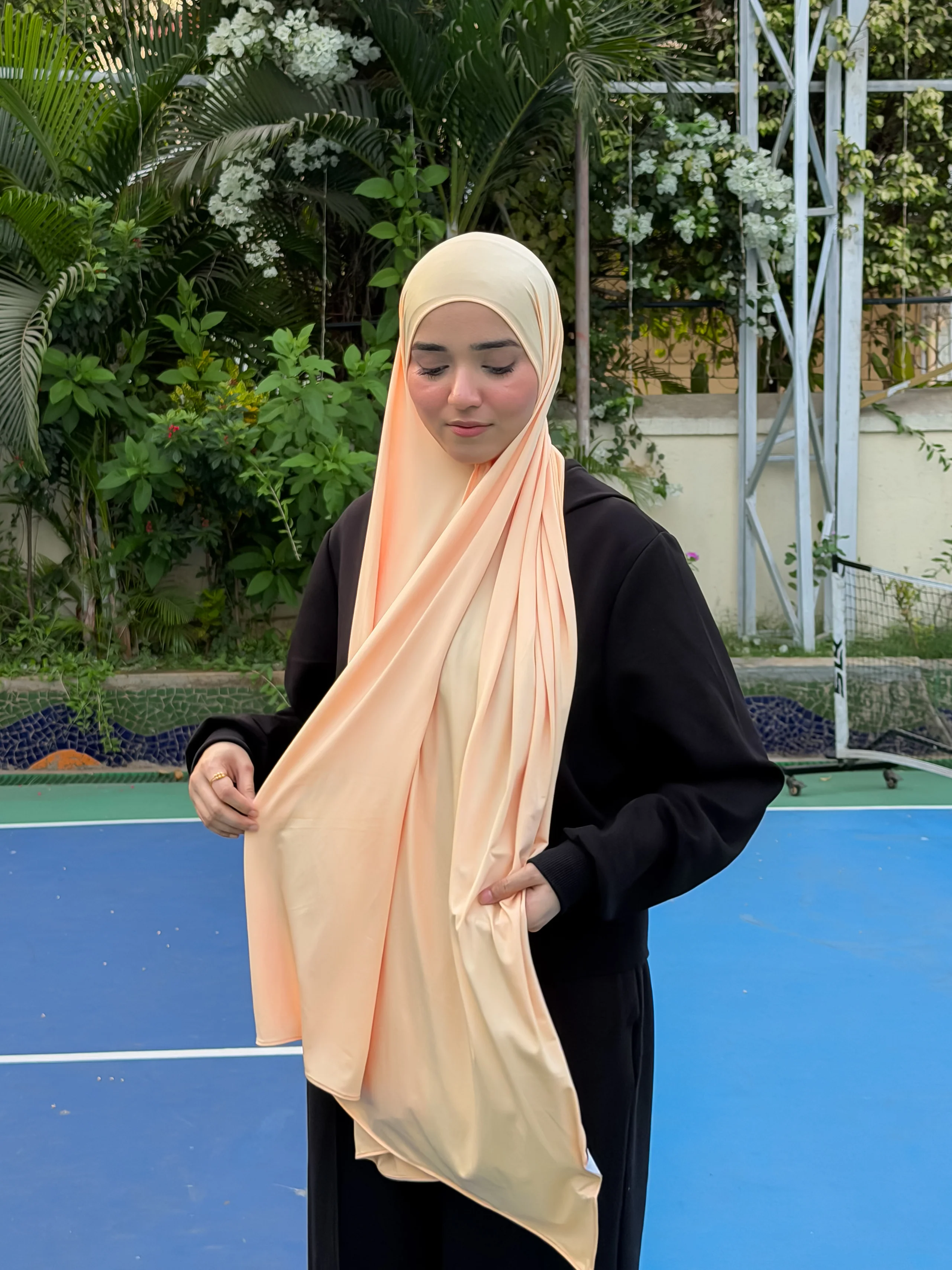 Premium Liquid Jersey - Peach Melon - Image 10
