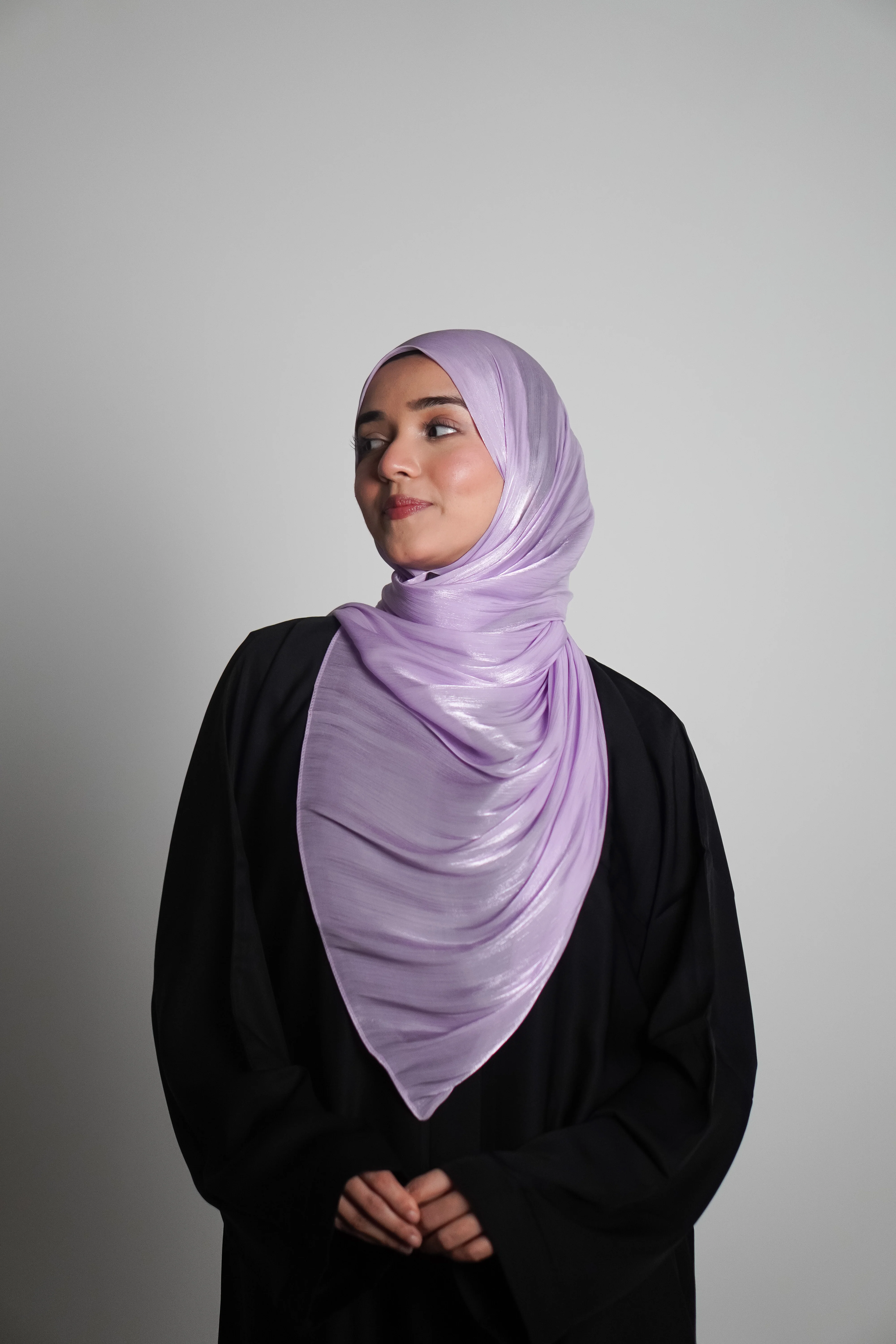 Premium Organza Hijab - Lilac Love - Image 3
