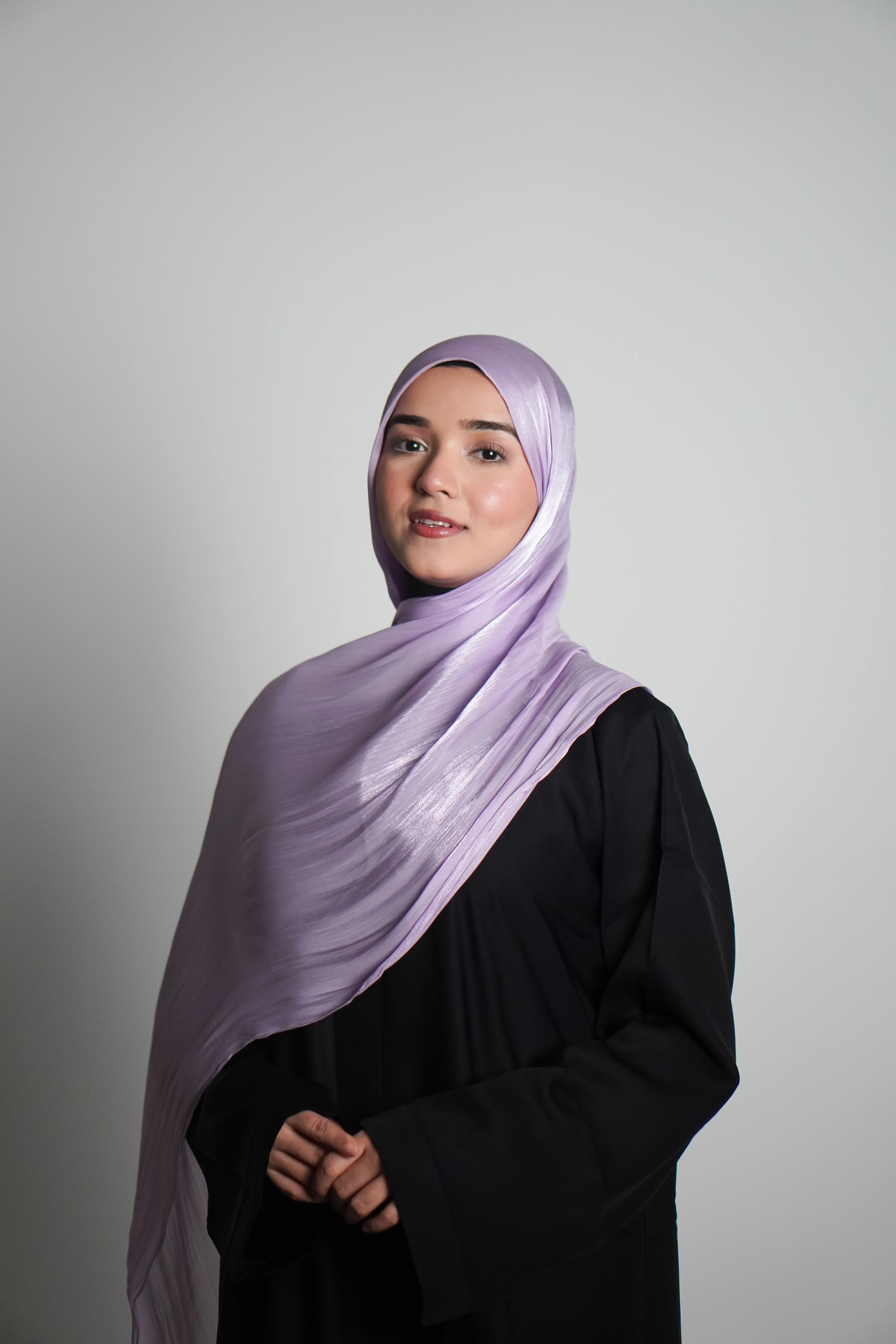 Premium Organza Hijab - Lilac Love - Image 4