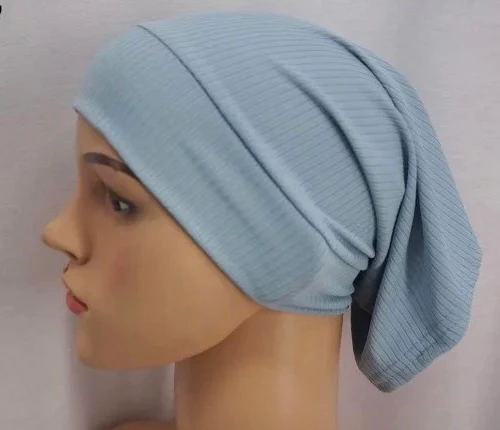 Ribbed Jersey Hijab Cap - Image 5
