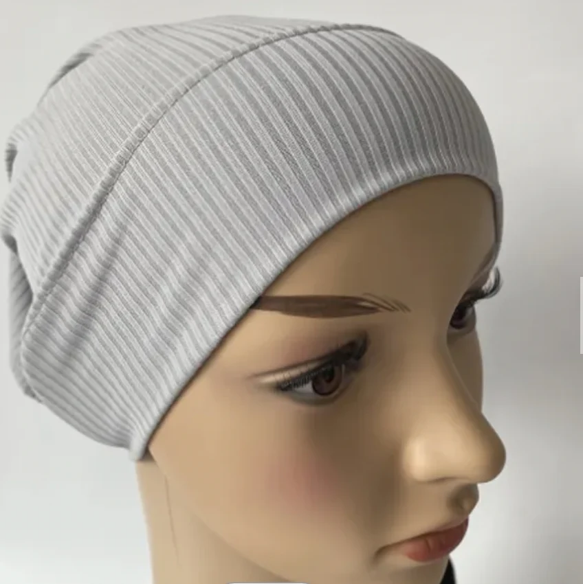 Ribbed Jersey Hijab Cap - Image 8