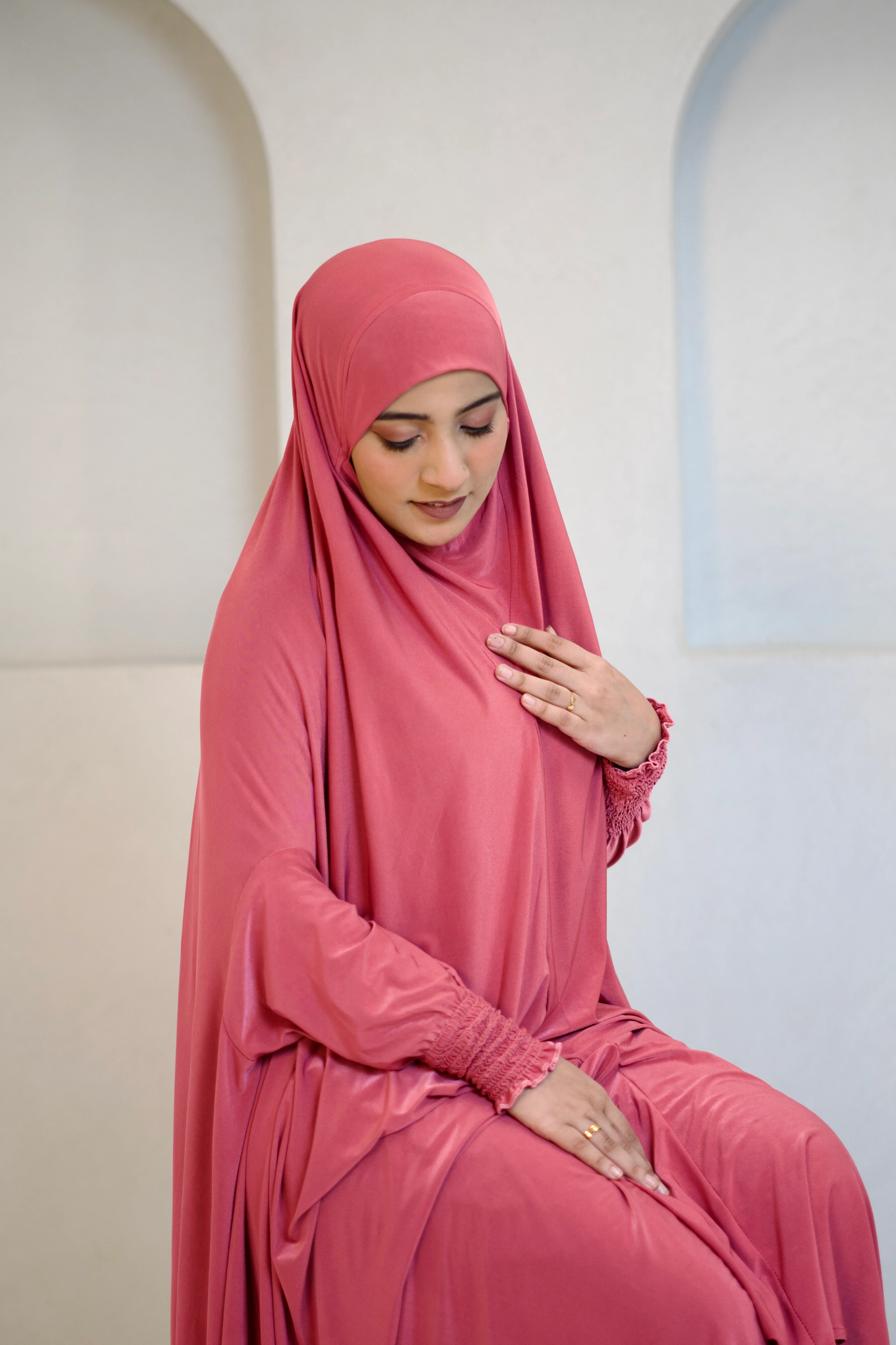 Salah Dress - Below Knee (CRUSHED SLEEVES) - Image 20