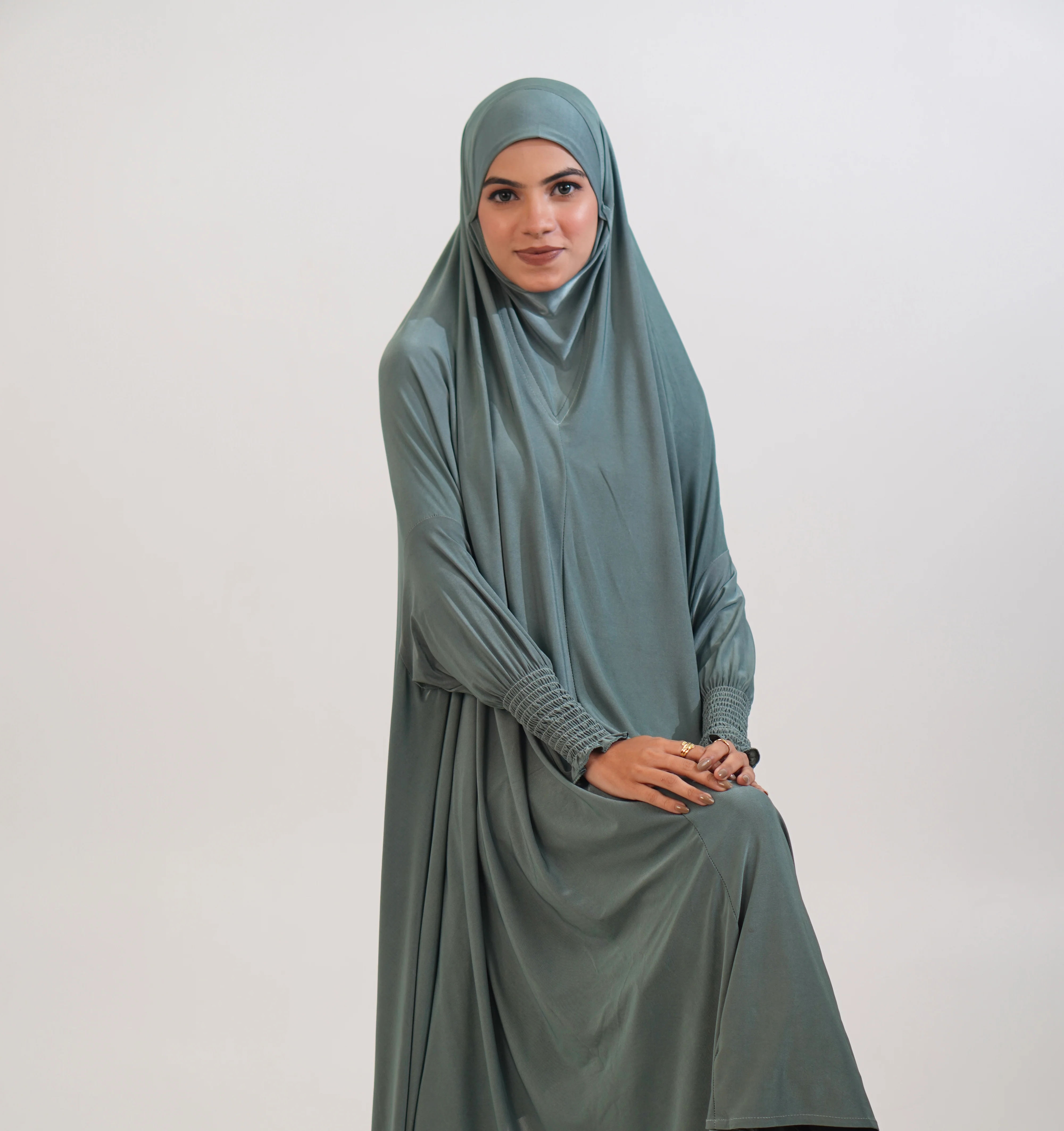 Salah Dress - Below Knee (CRUSHED SLEEVES) - Image 33