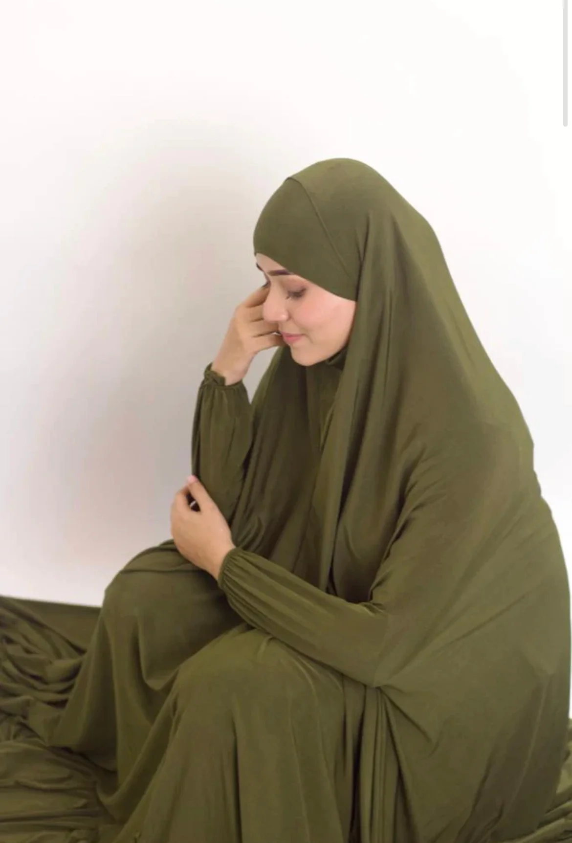 Salah Dress - Below Knee (CRUSHED SLEEVES) - Image 8