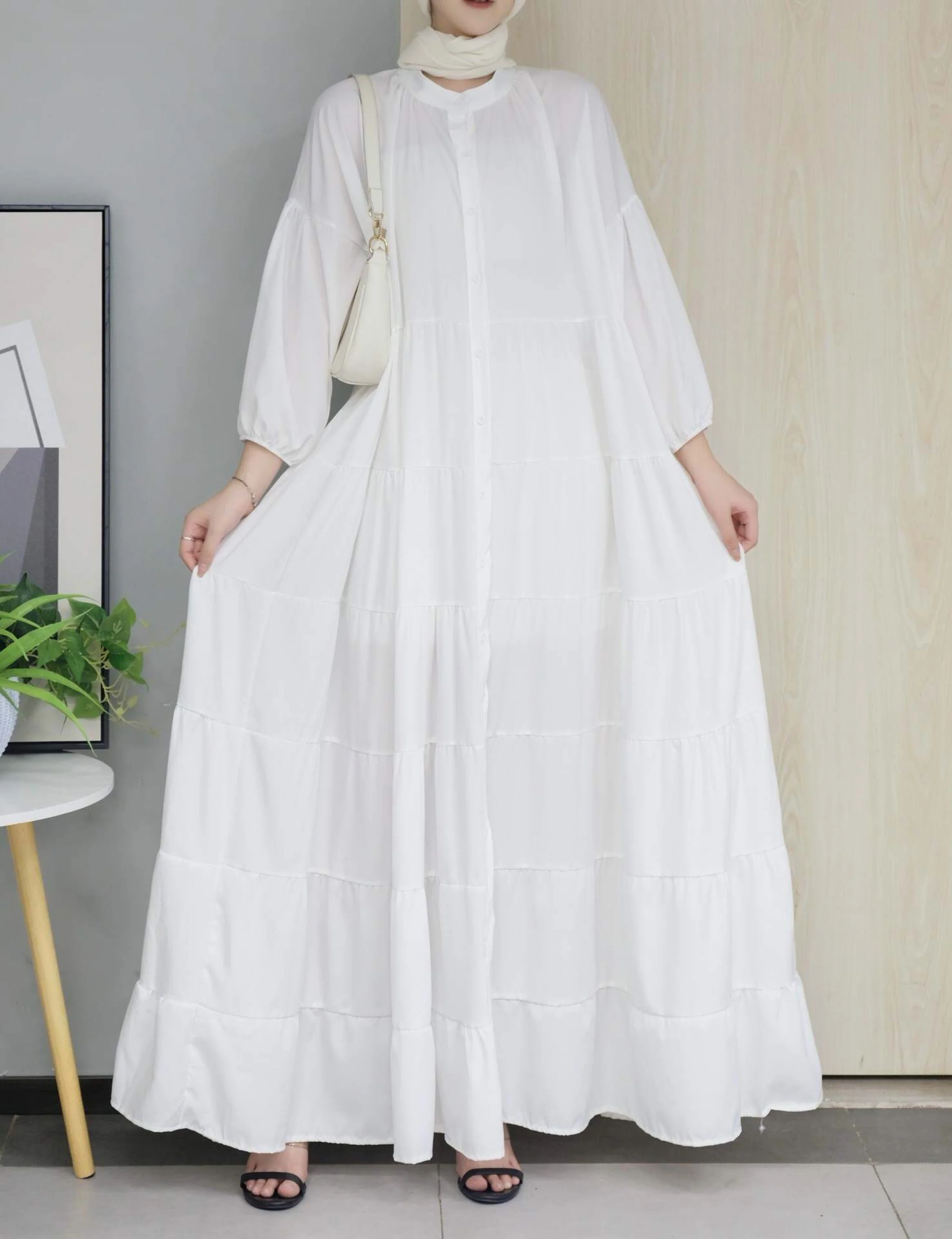Solid Maxi Dress