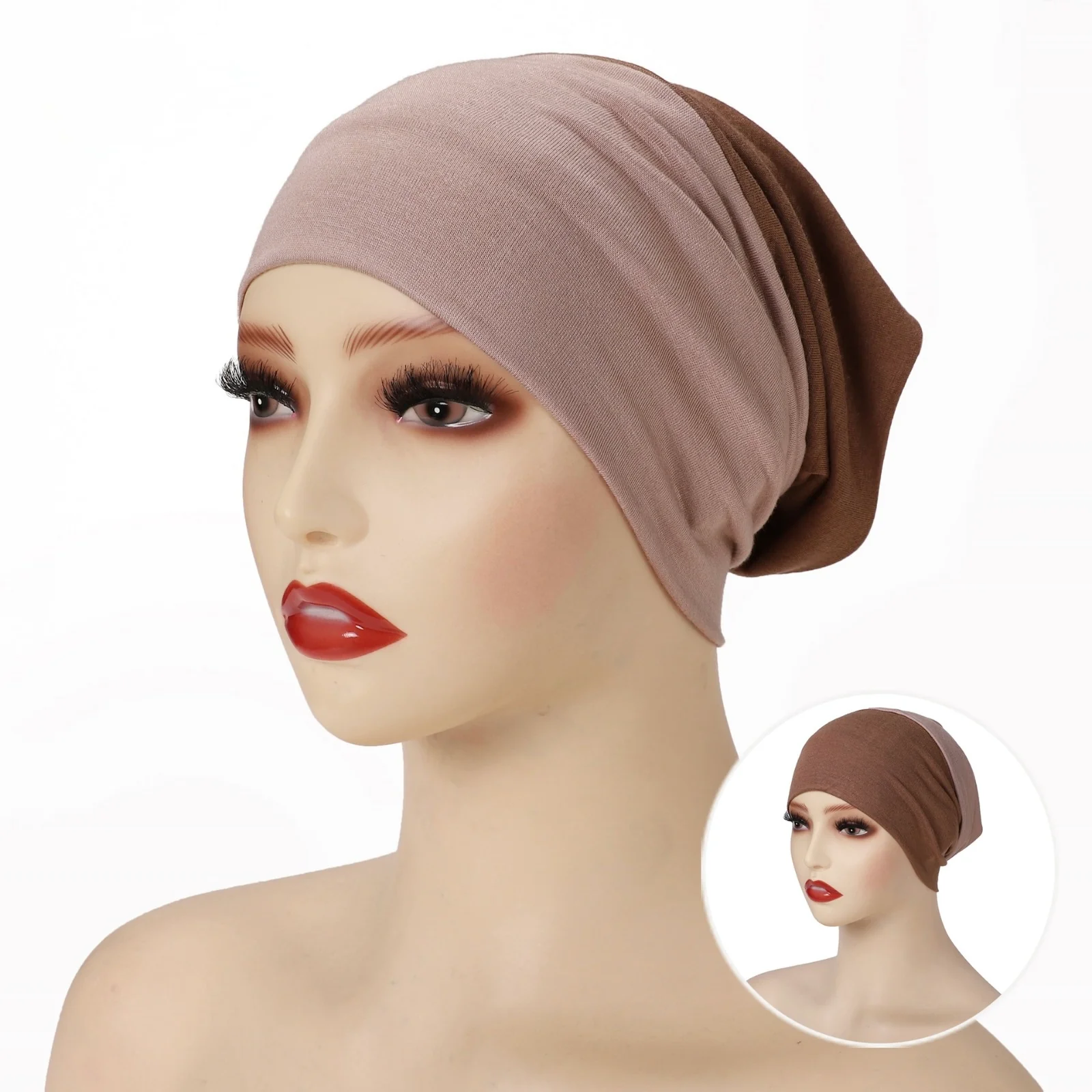 TwoTone Hijab Cap - Image 2
