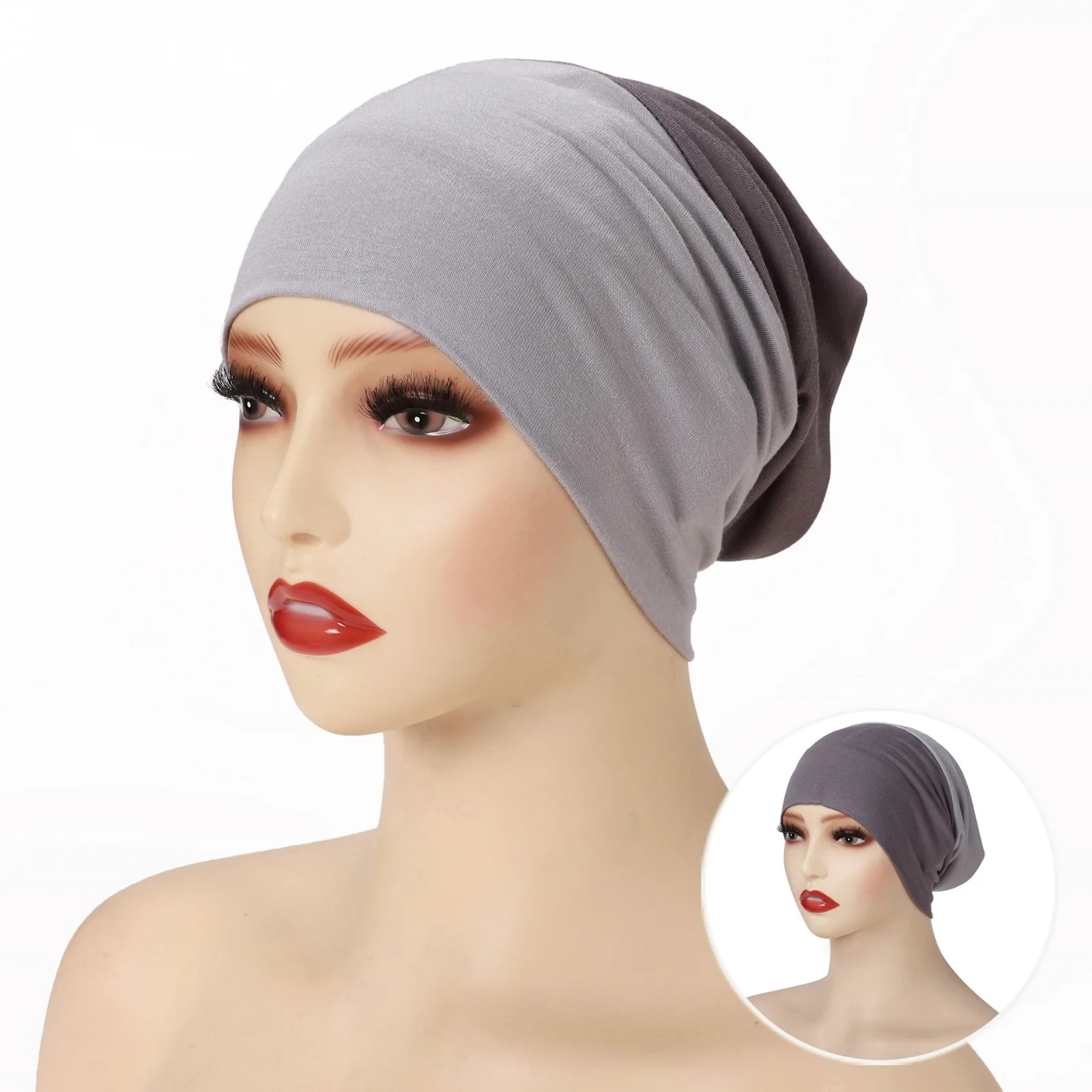 TwoTone Hijab Cap - Image 4
