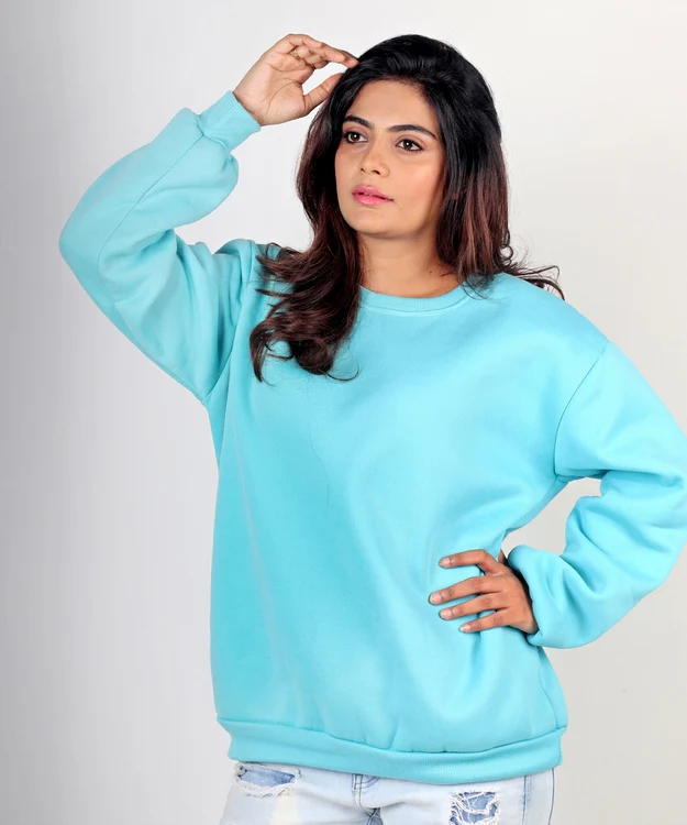 Unisex sweatshirt – arctic blue - Image 4