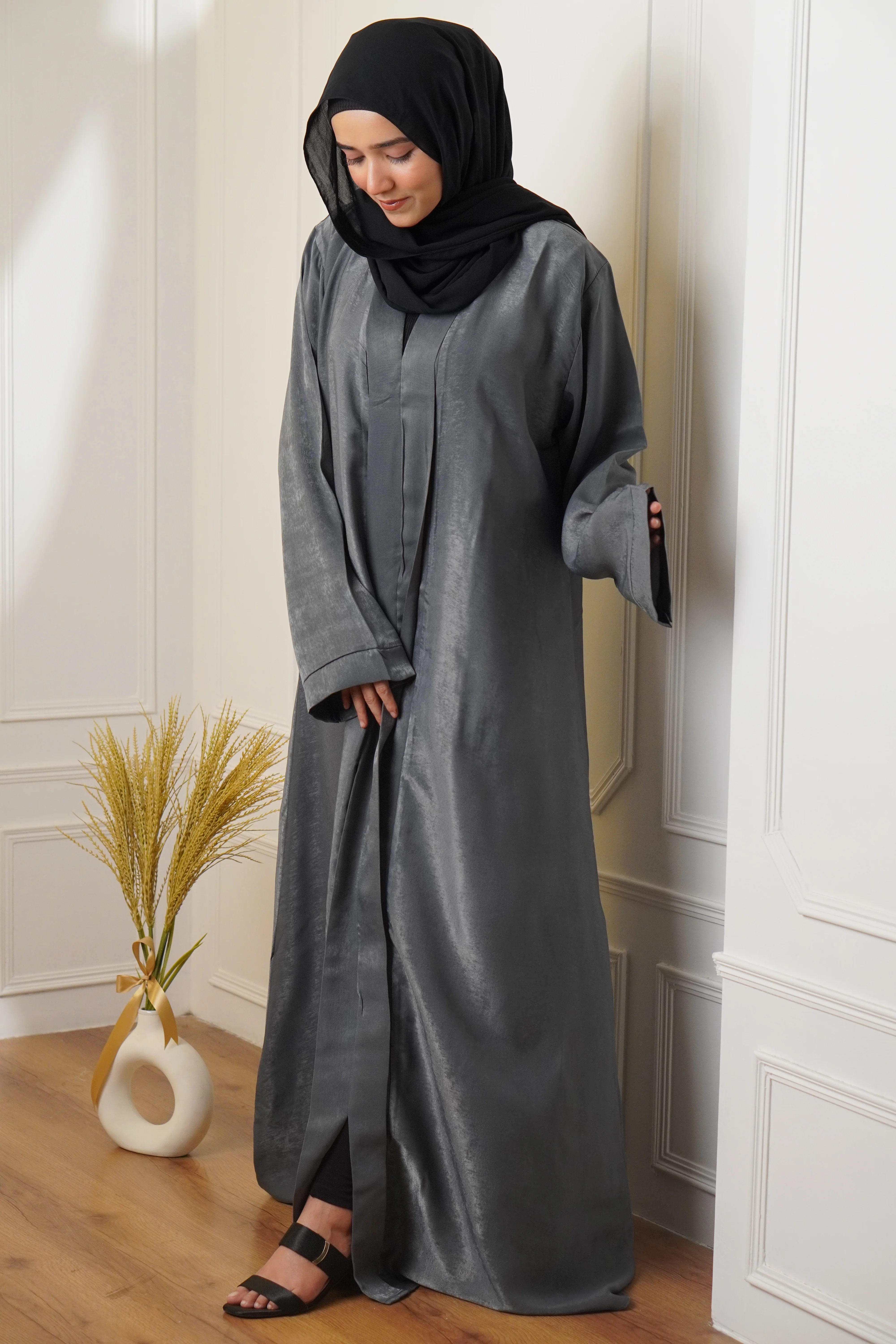 VELVET TOUCH ABAYAH - STERLING GREY - Image 2