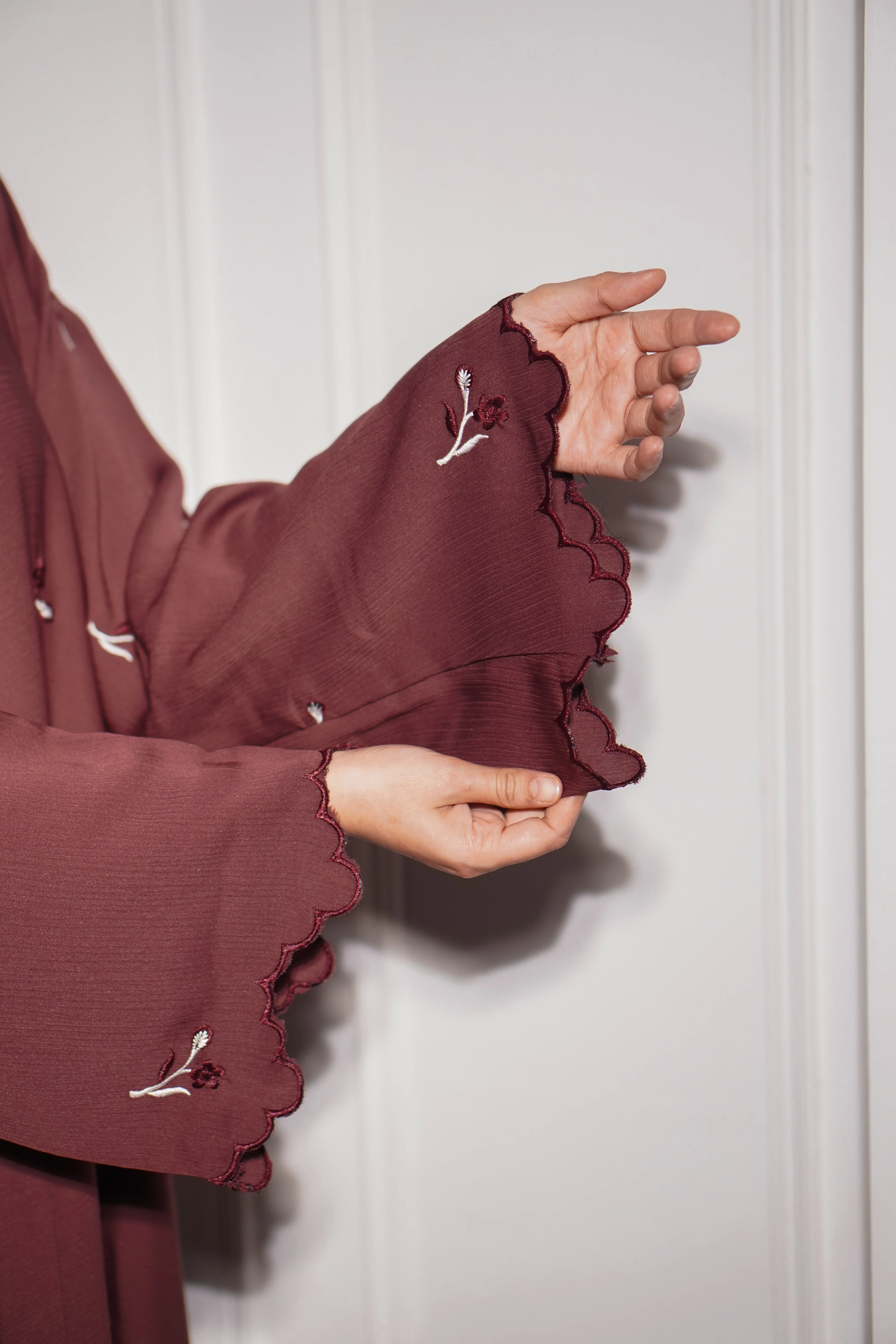Zam Zam Abayah - Rustic Maroon - Image 6